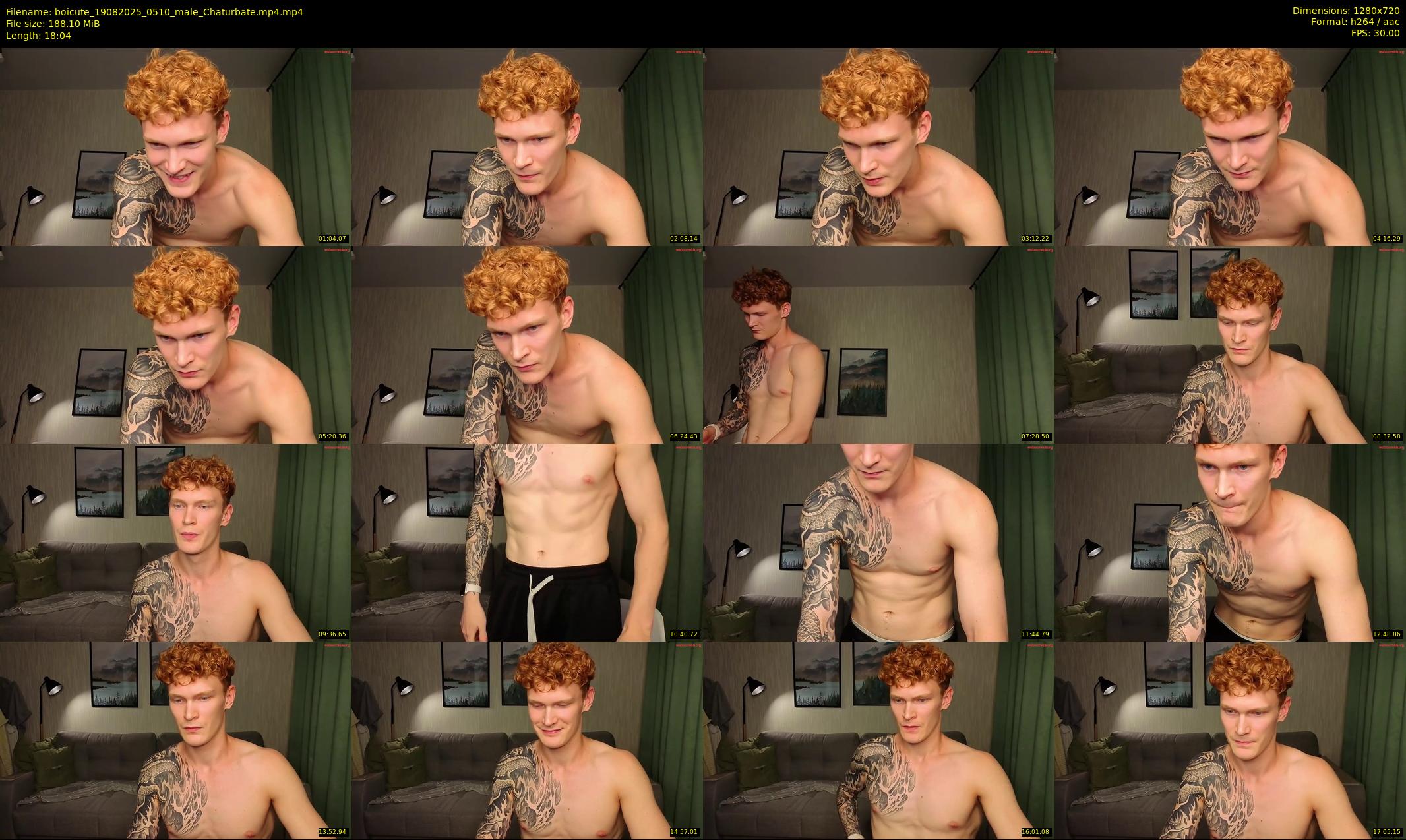 boicute — 19 minute Chaturbate male cam show recording, 720p, Aug 19, 2025