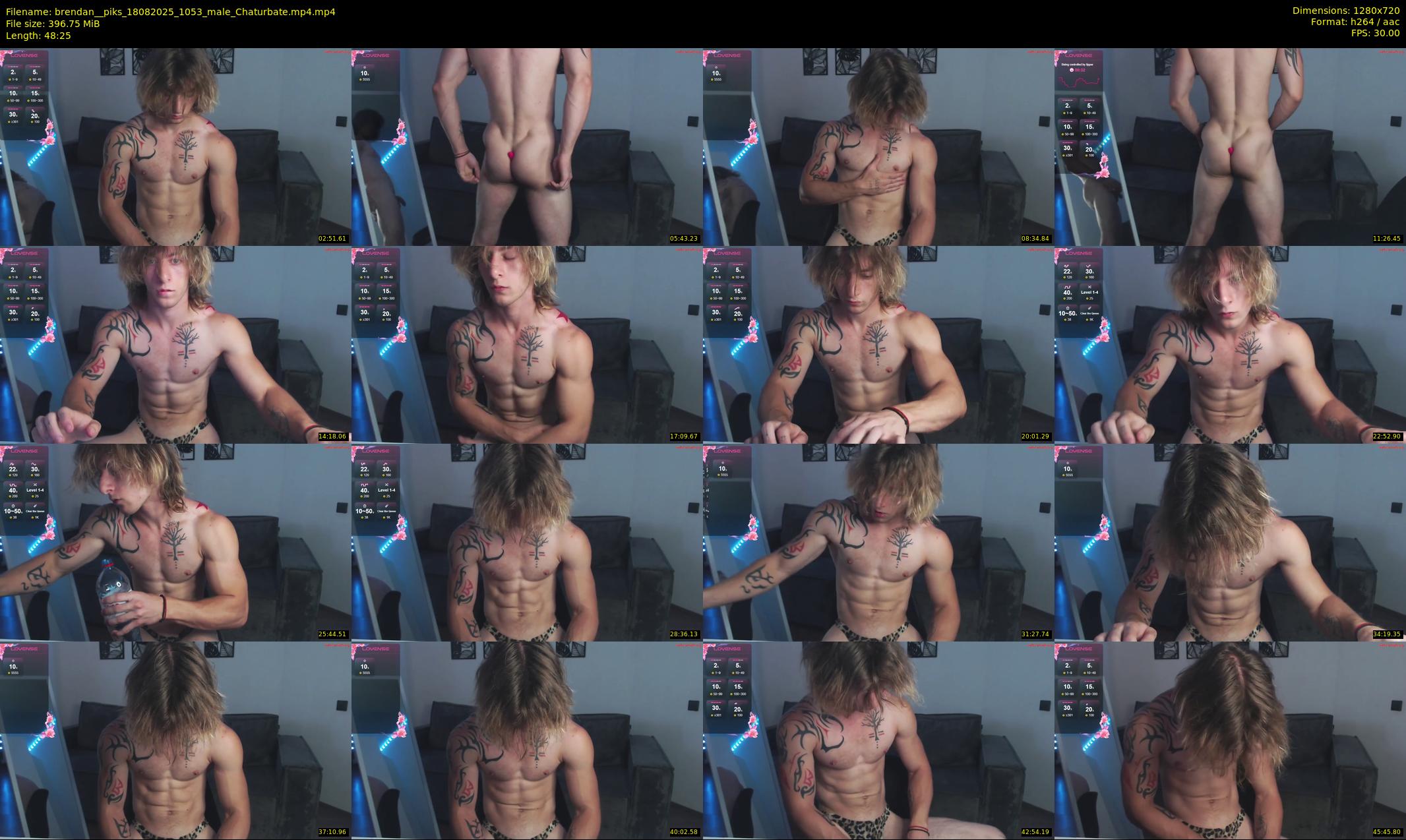 brendan__piks — 49 minute Chaturbate male cam show recording, 720p, Aug 18, 2025