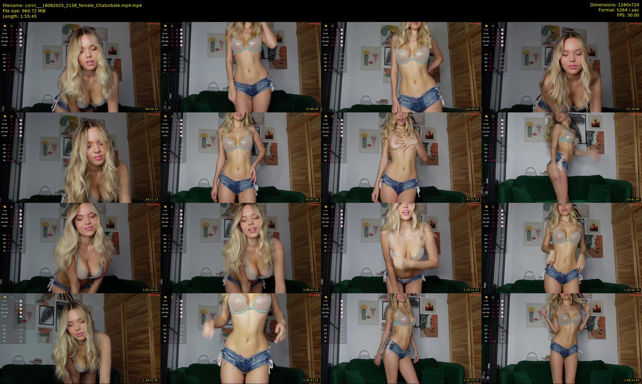 corni__ — 116 minute Chaturbate female cam show recording, 720p, Aug 18, 2025