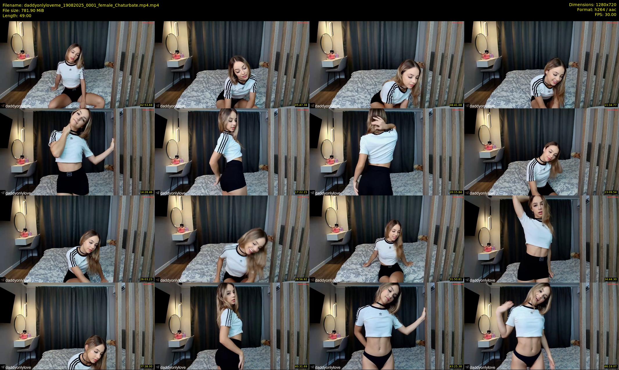 daddyonlyloveme — 49 minute Chaturbate female cam show recording, 720p, Aug 19, 2025