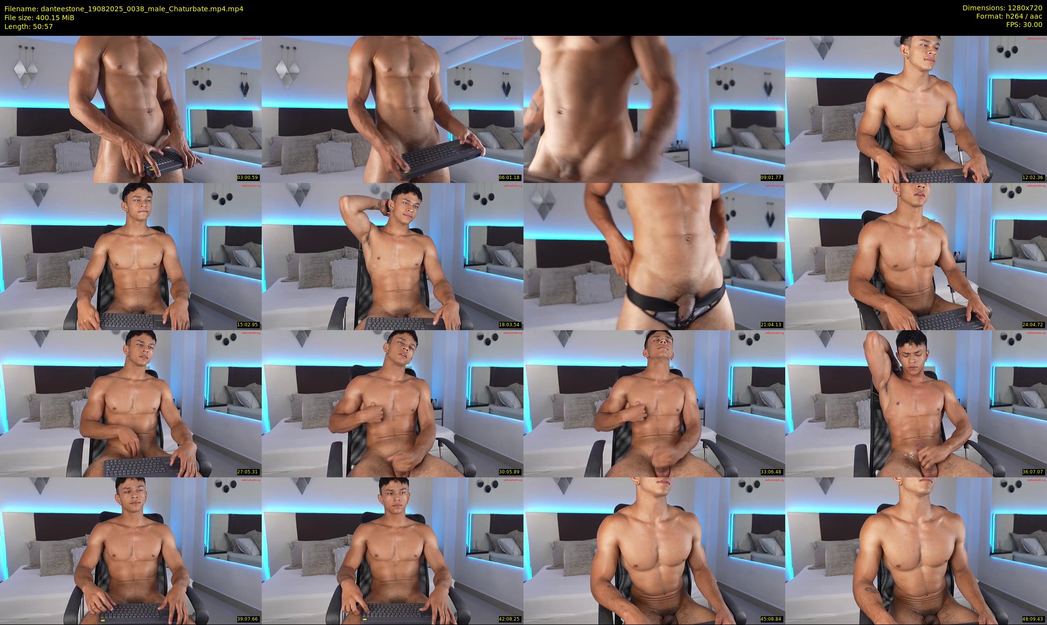 danteestone — 51 minute Chaturbate male cam show recording, 720p, Aug 19, 2025