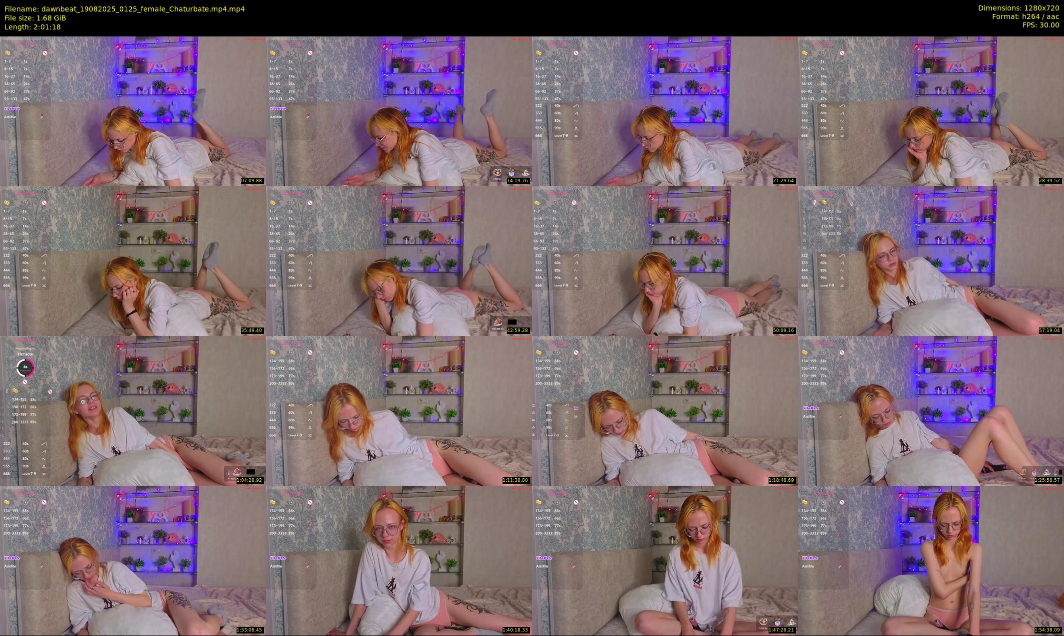 dawnbeat — 122 minute Chaturbate female cam show recording, 720p, Aug 19, 2025
