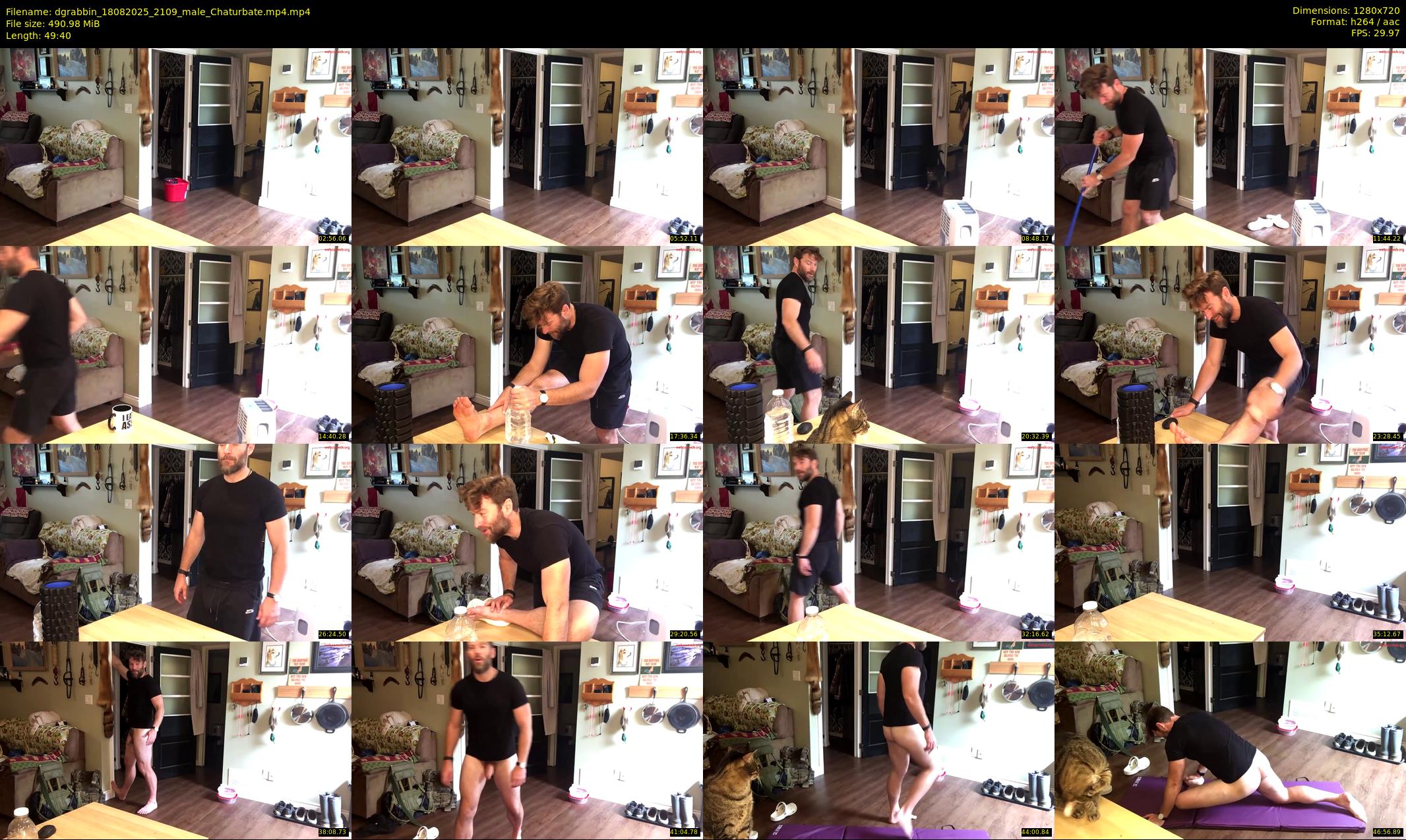 dgrabbin — 50 minute Chaturbate male cam show recording, 720p, Aug 18, 2025