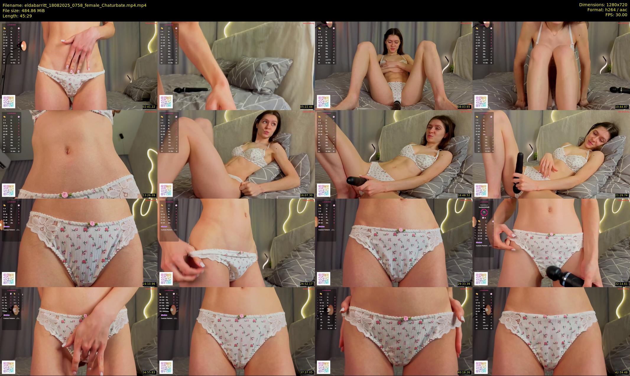 eldabarritt — 46 minute Chaturbate female cam show recording, 720p, Aug 18, 2025