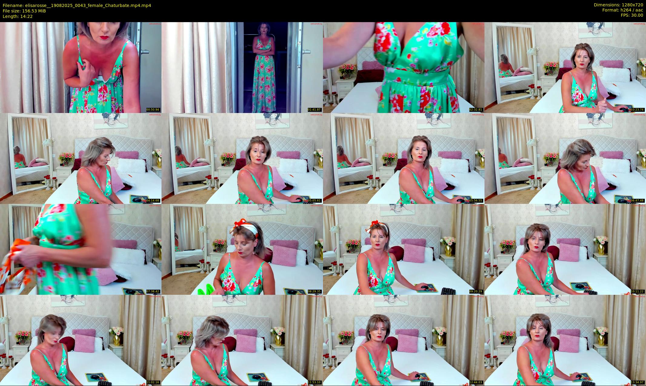 elisarosse_ — 15 minute Chaturbate female cam show recording, 720p, Aug 19, 2025