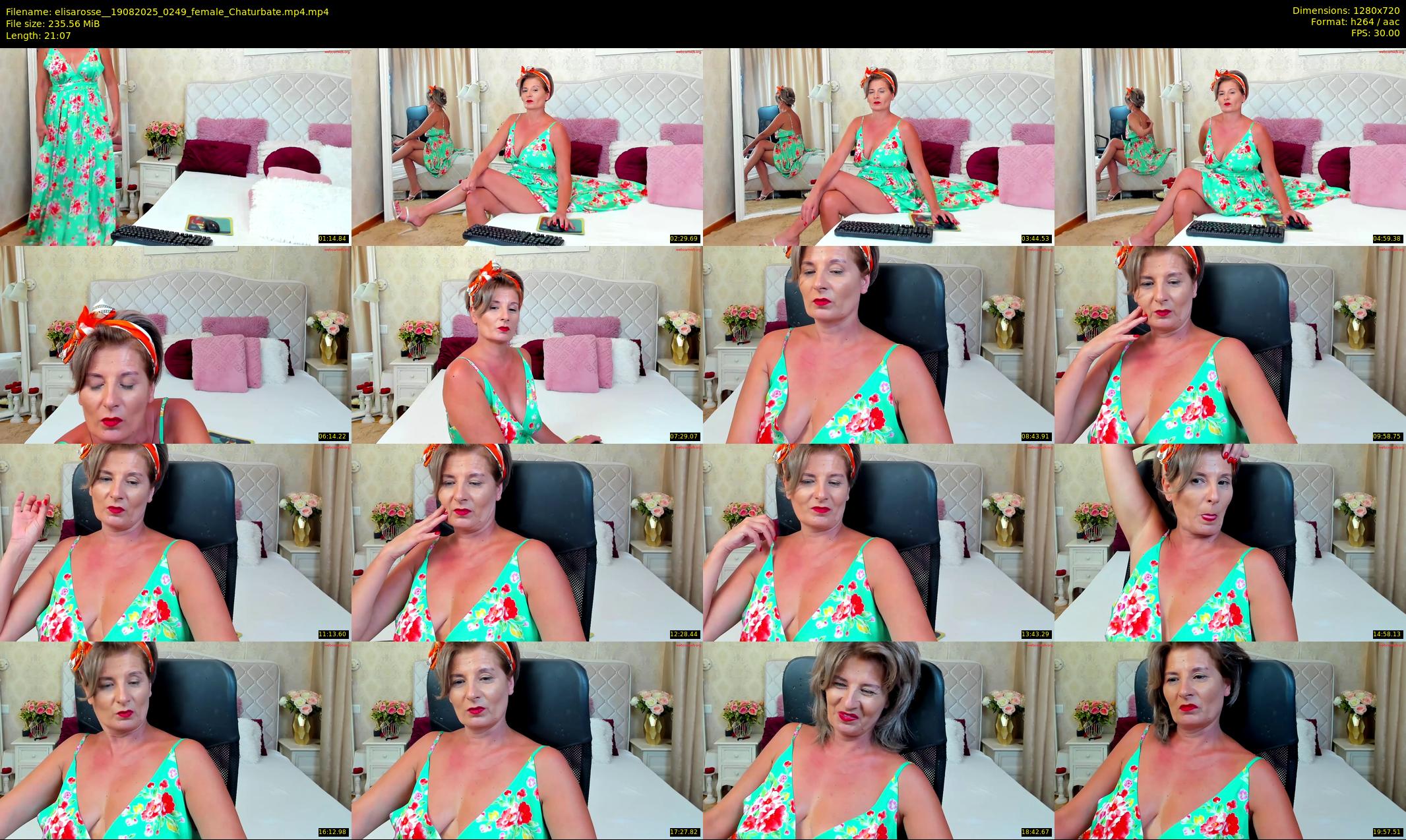elisarosse_ — 22 minute Chaturbate female cam show recording, 720p, Aug 19, 2025