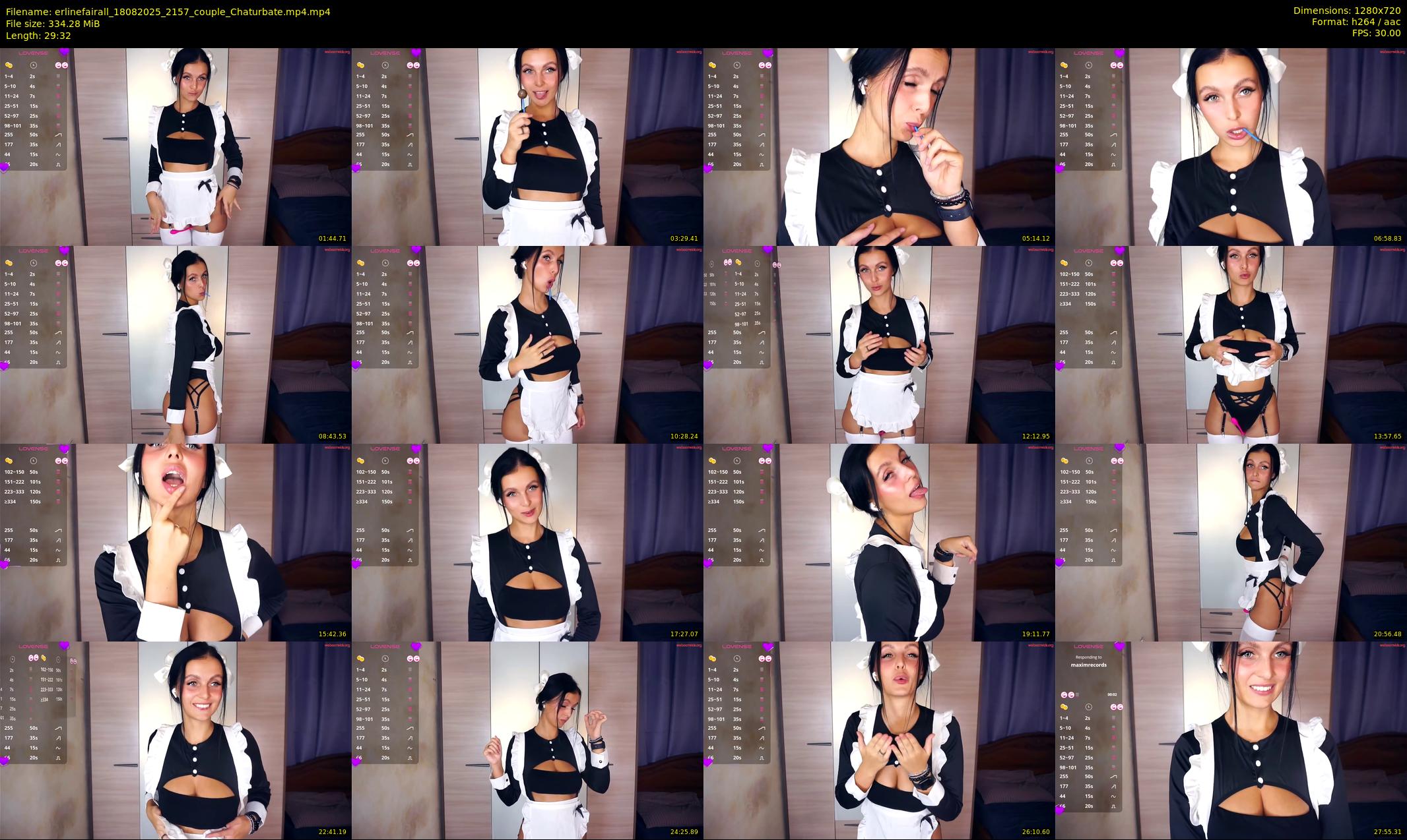 erlinefairall — 30 minute Chaturbate couple cam show recording, 720p, Aug 18, 2025
