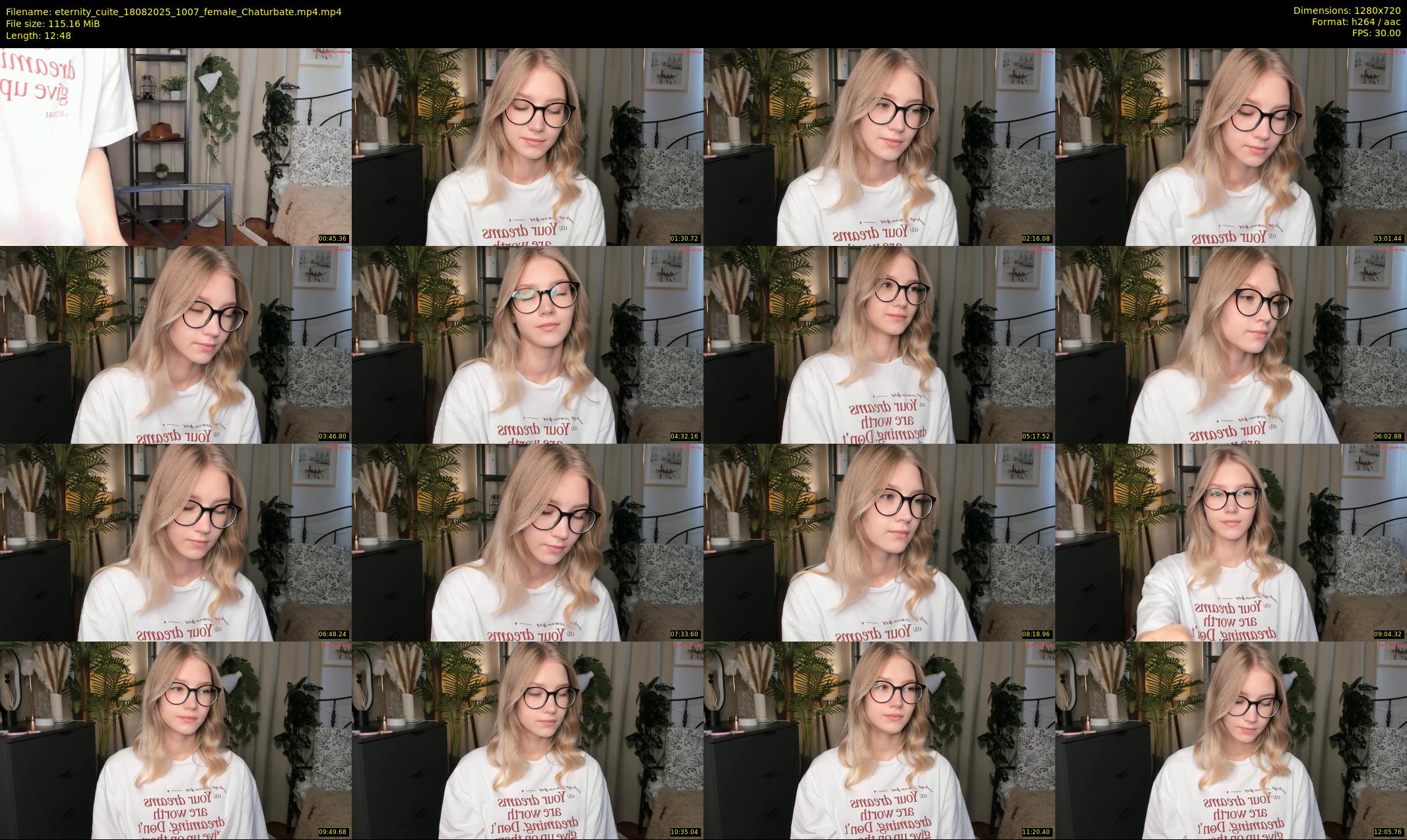 eternity_cuite — 13 minute Chaturbate female cam show recording, 720p, Aug 18, 2025