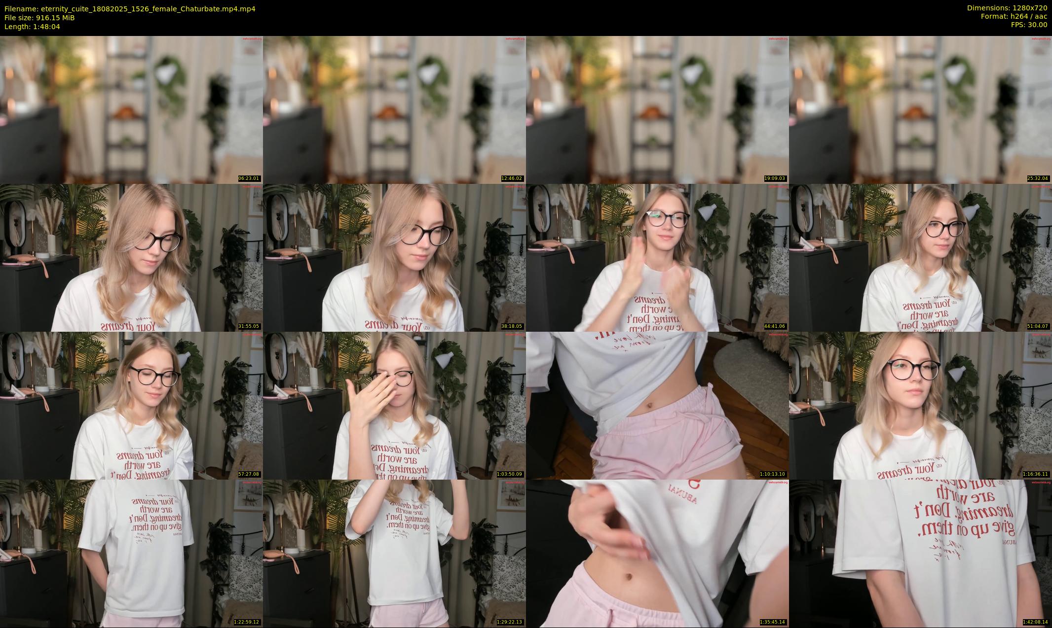 eternity_cuite — 109 minute Chaturbate female cam show recording, 720p, Aug 18, 2025