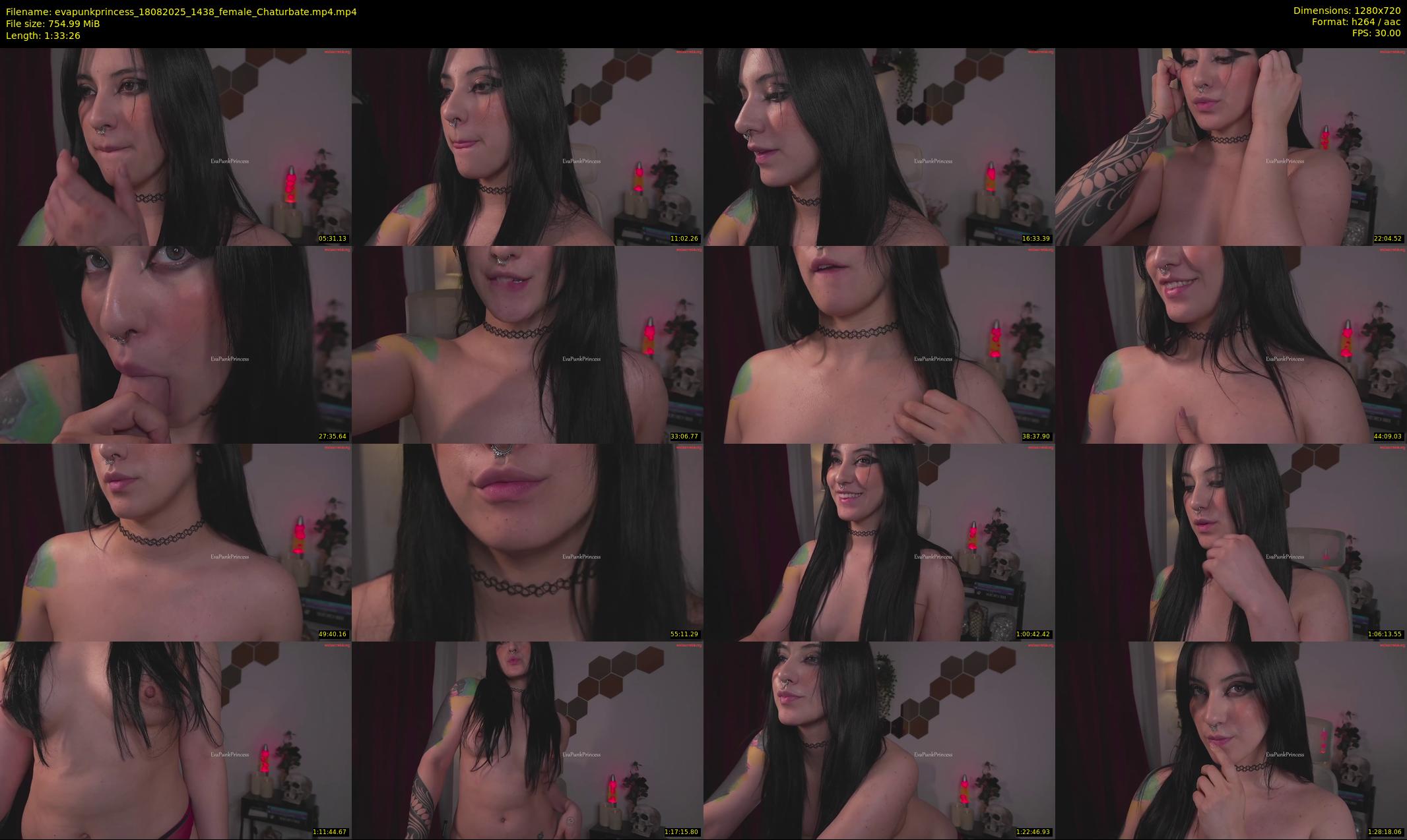 evapunkprincess — 94 minute Chaturbate female cam show recording, 720p, Aug 18, 2025