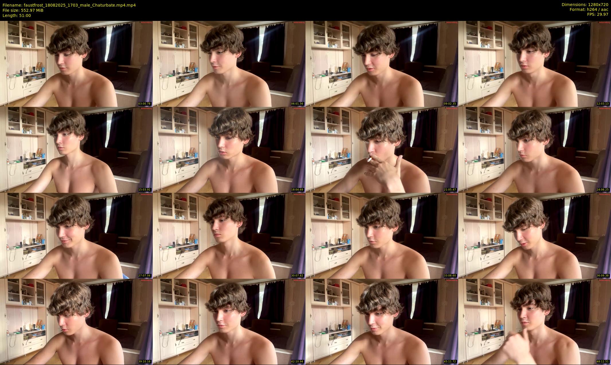 faustfrost — 51 minute Chaturbate male cam show recording, 720p, Aug 18, 2025
