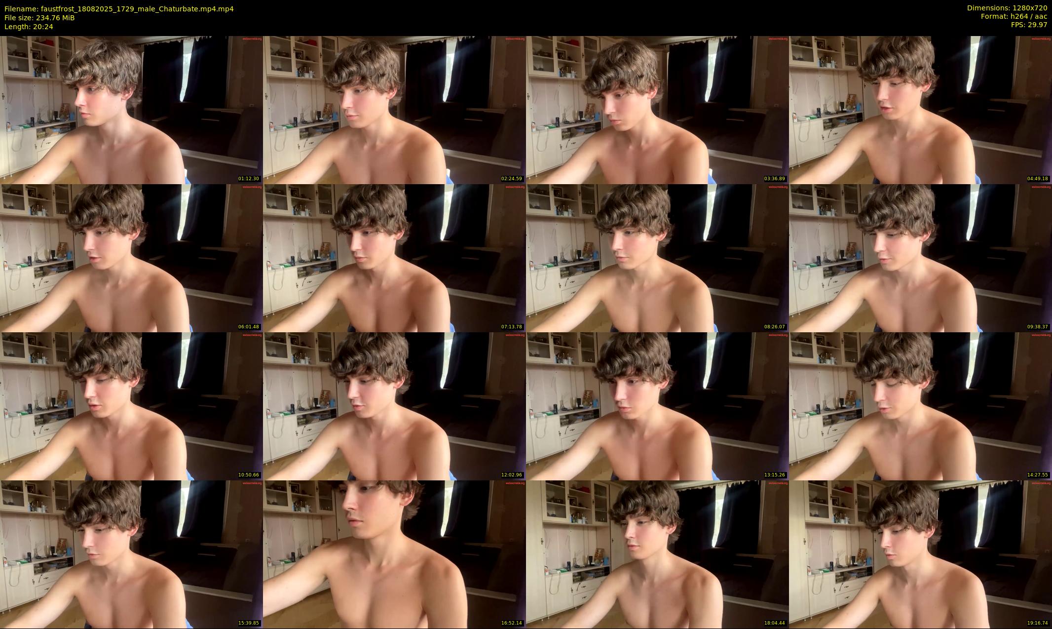 faustfrost — 21 minute Chaturbate male cam show recording, 720p, Aug 18, 2025