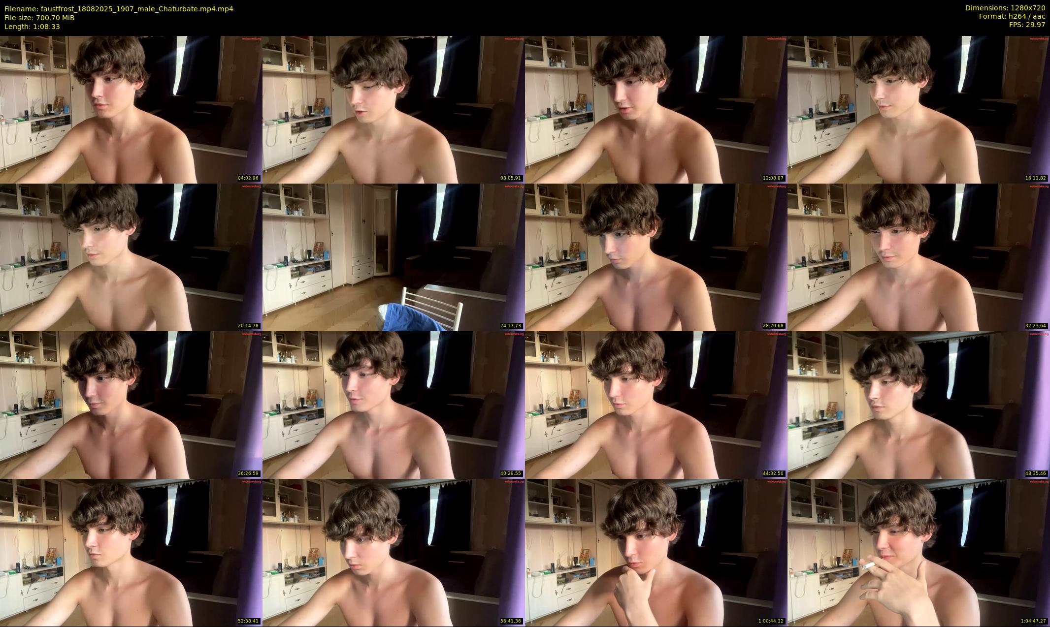 faustfrost — 69 minute Chaturbate male cam show recording, 720p, Aug 18, 2025
