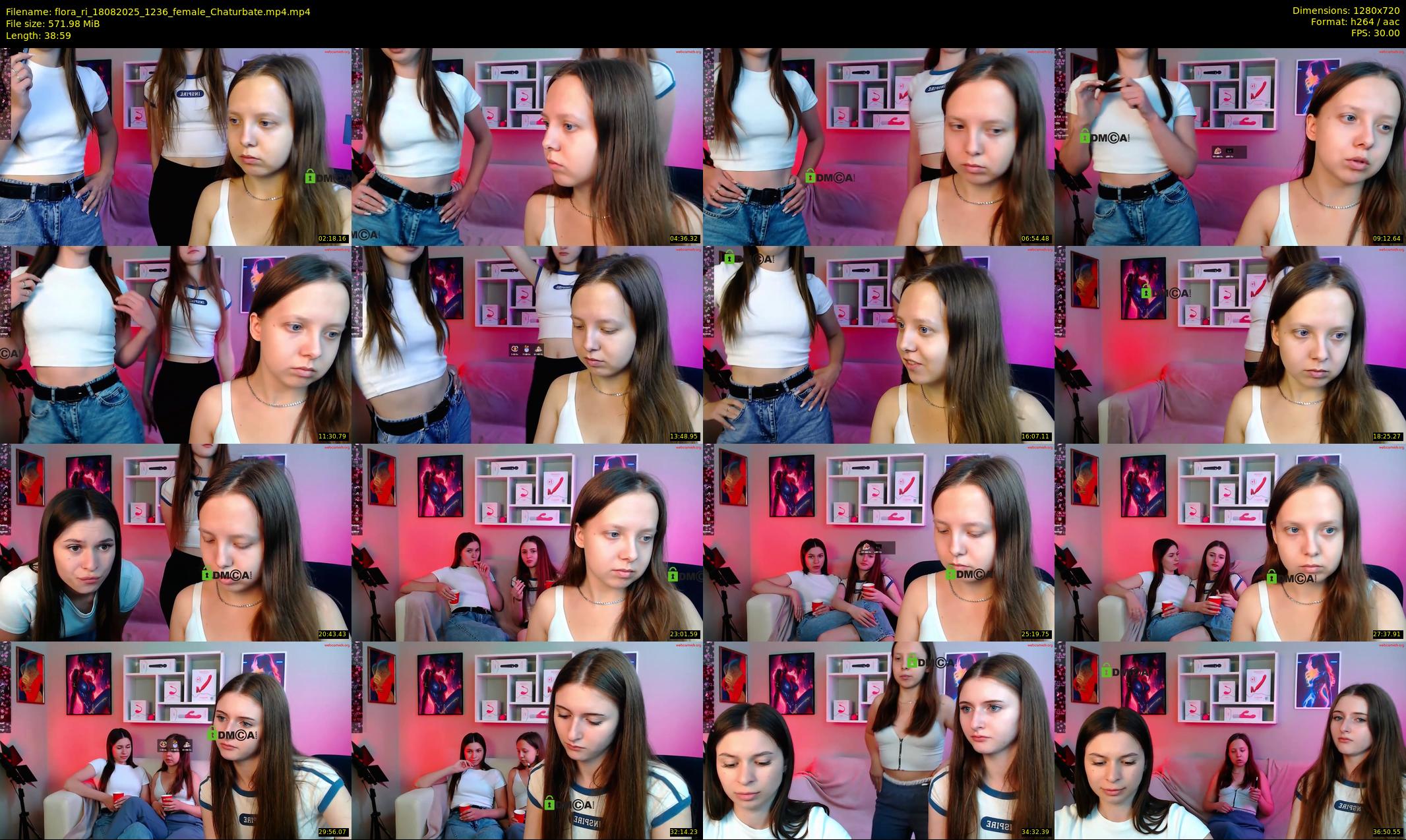 flora_ri — 39 minute Chaturbate female cam show recording, 720p, Aug 18, 2025