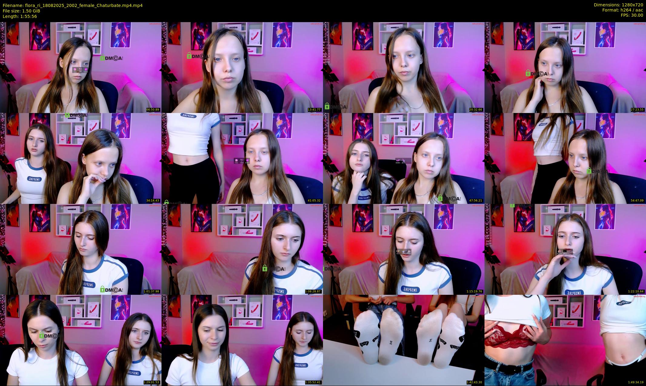 flora_ri — 116 minute Chaturbate female cam show recording, 720p, Aug 18, 2025