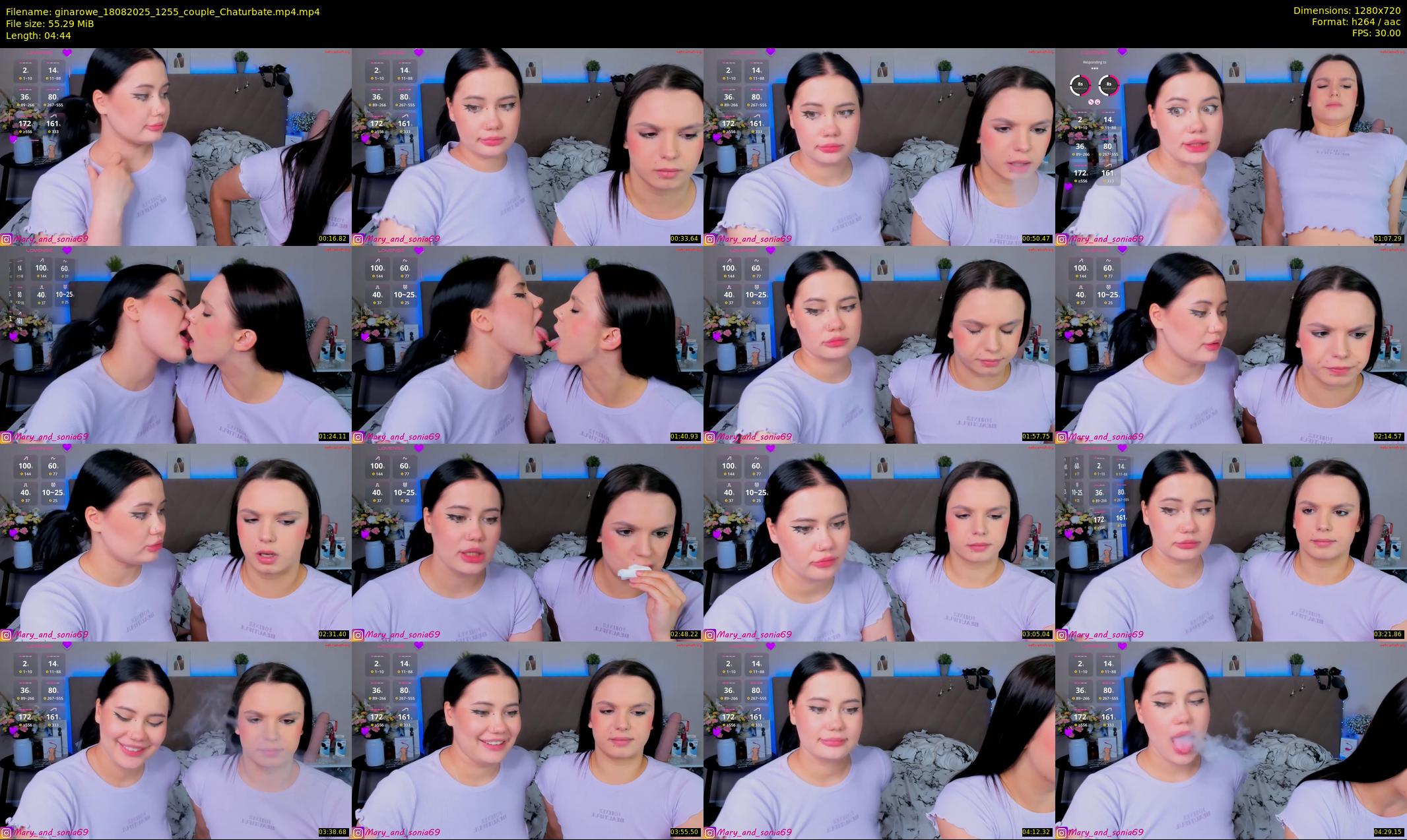 ginarowe — 5 minute Chaturbate couple cam show recording, 720p, Aug 18, 2025