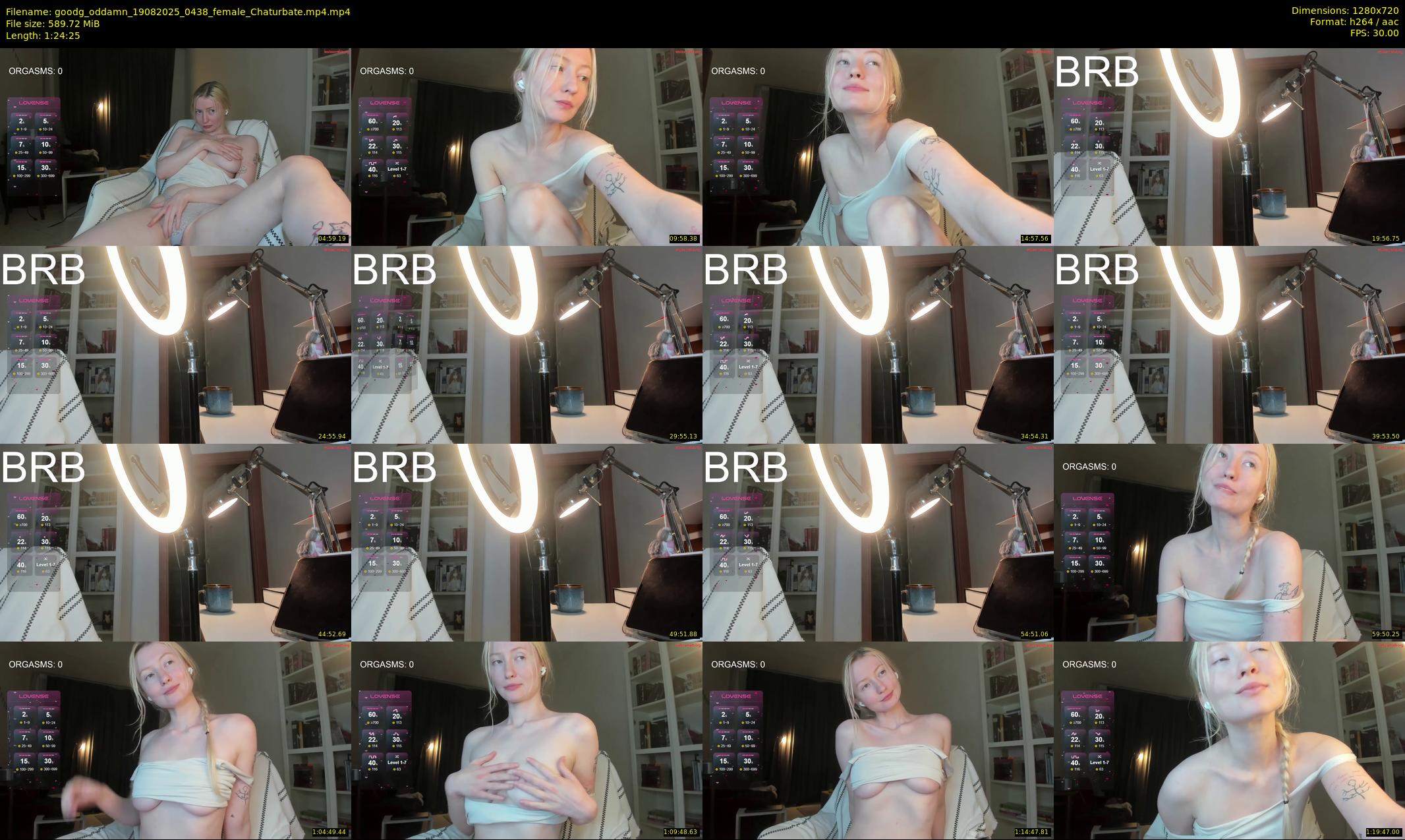 goodg_oddamn — 85 minute Chaturbate female cam show recording, 720p, Aug 19, 2025