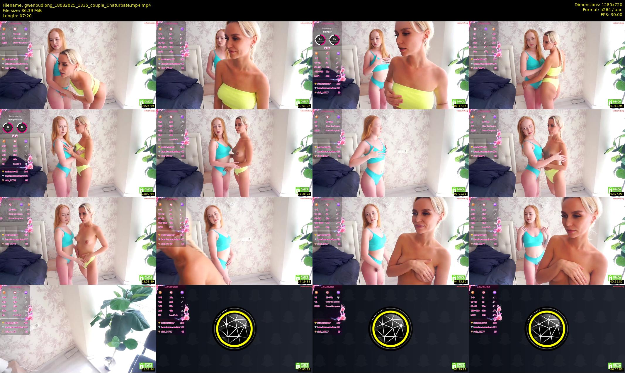 gwenbudlong — 8 minute Chaturbate female cam show recording, 720p, Aug 18, 2025