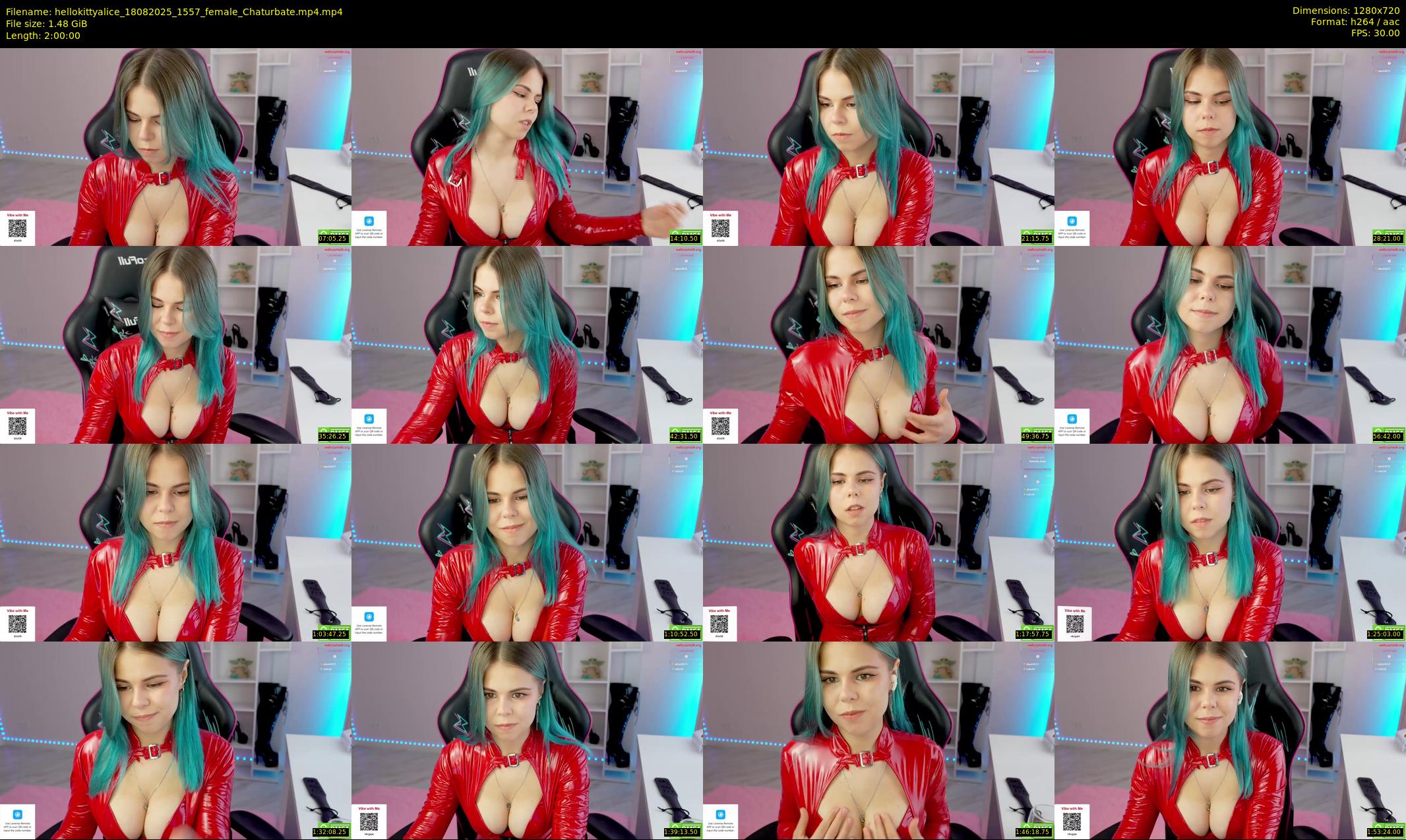 hellokittyalice — 120 minute Chaturbate female cam show recording, 720p, Aug 18, 2025