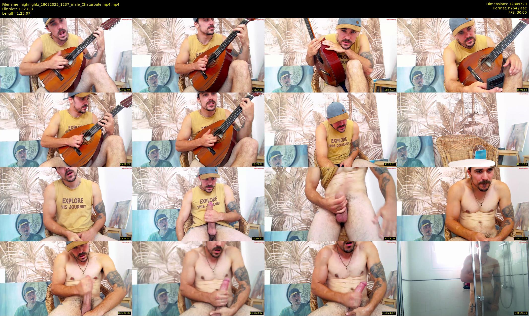 highnightz — 86 minute Chaturbate male cam show recording, 720p, Aug 18, 2025