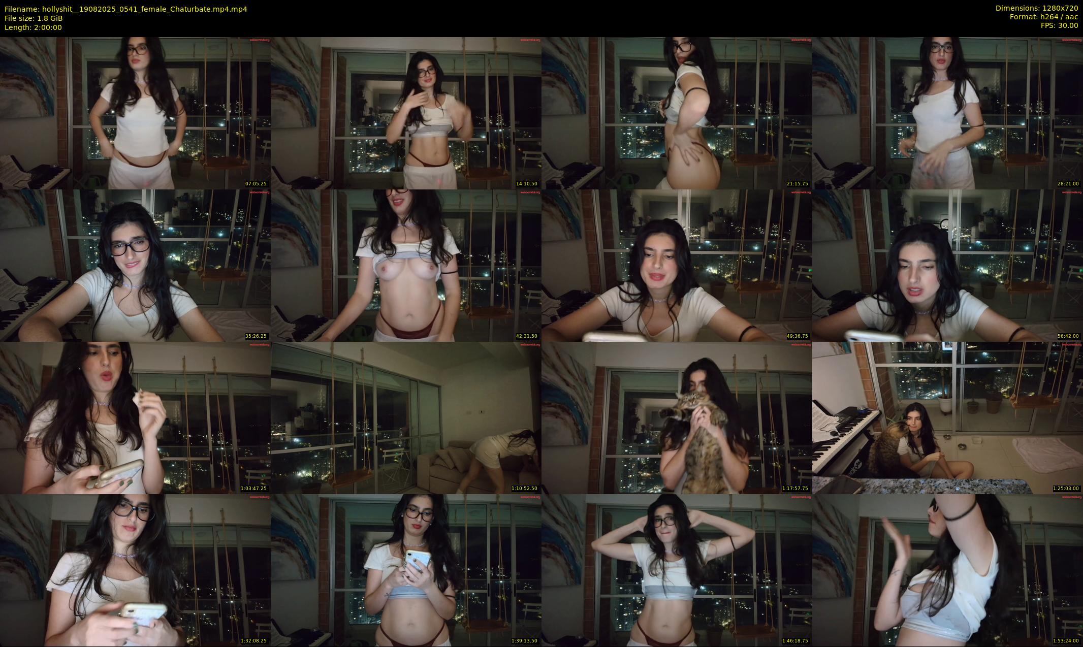 hollyshit_ — 120 minute Chaturbate female cam show recording, 720p, Aug 19, 2025