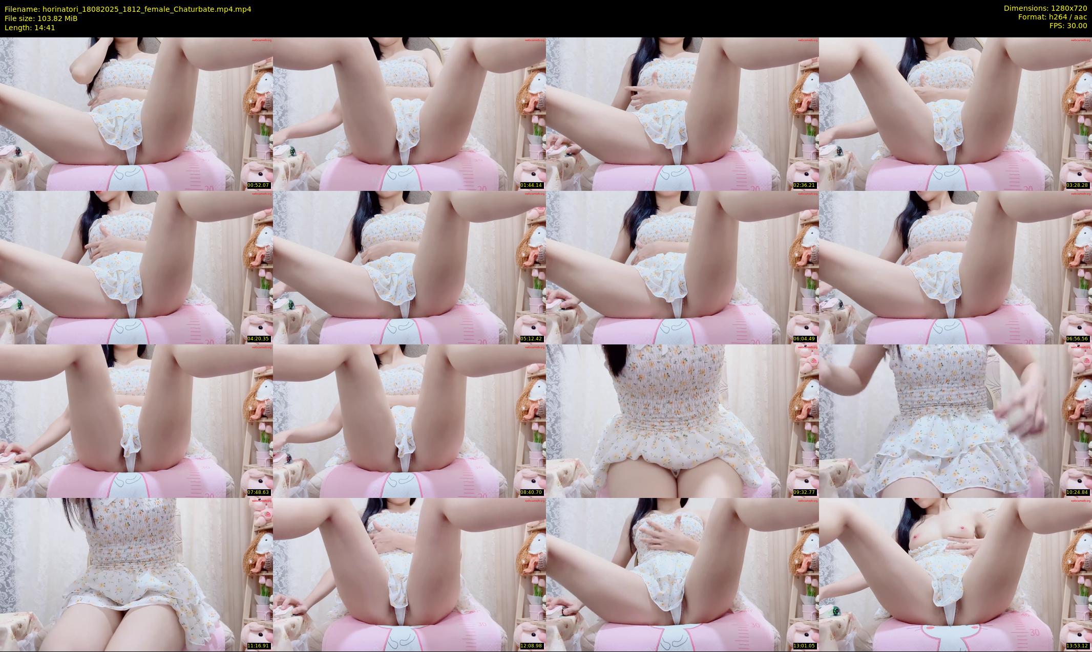 horinatori — 15 minute Chaturbate female cam show recording, 720p, Aug 18, 2025