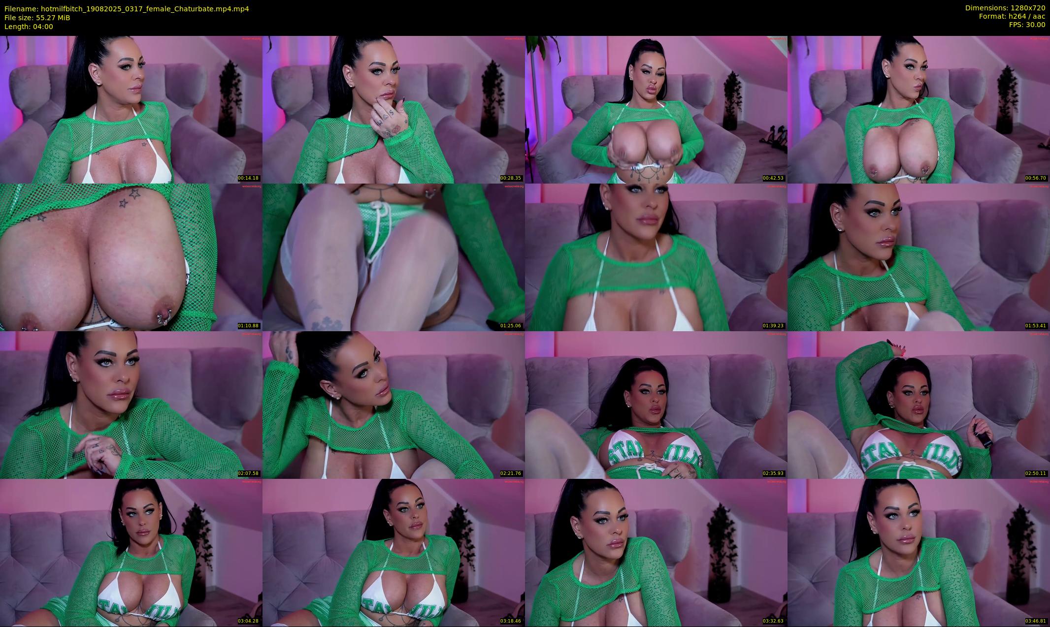 hotmilfbitch — 4 minute Chaturbate female cam show recording, 720p, Aug 19, 2025