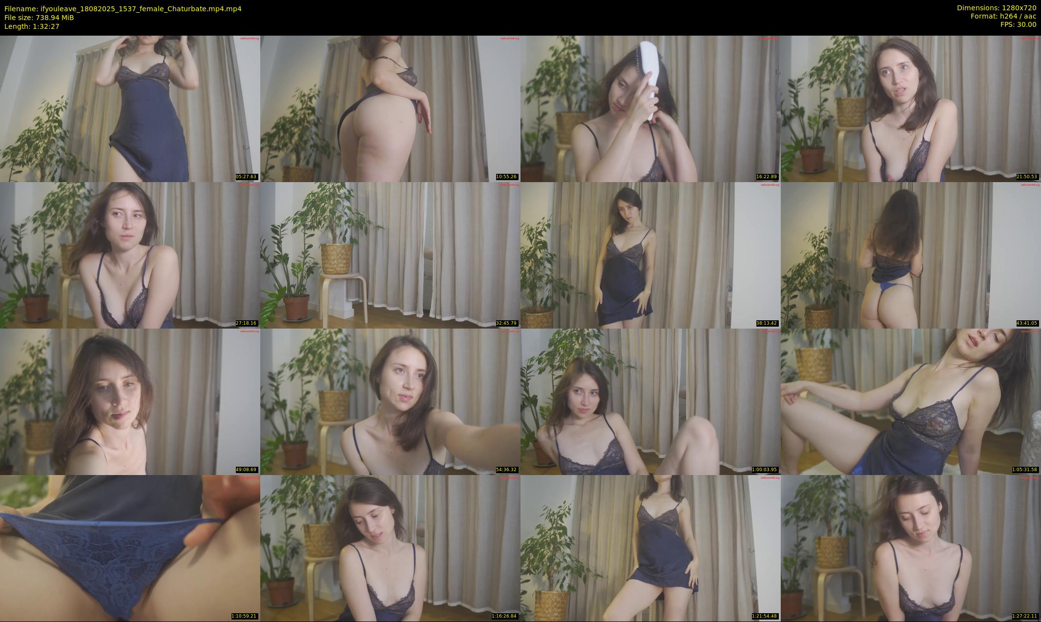 ifyouleave — 93 minute Chaturbate female cam show recording, 720p, Aug 18, 2025