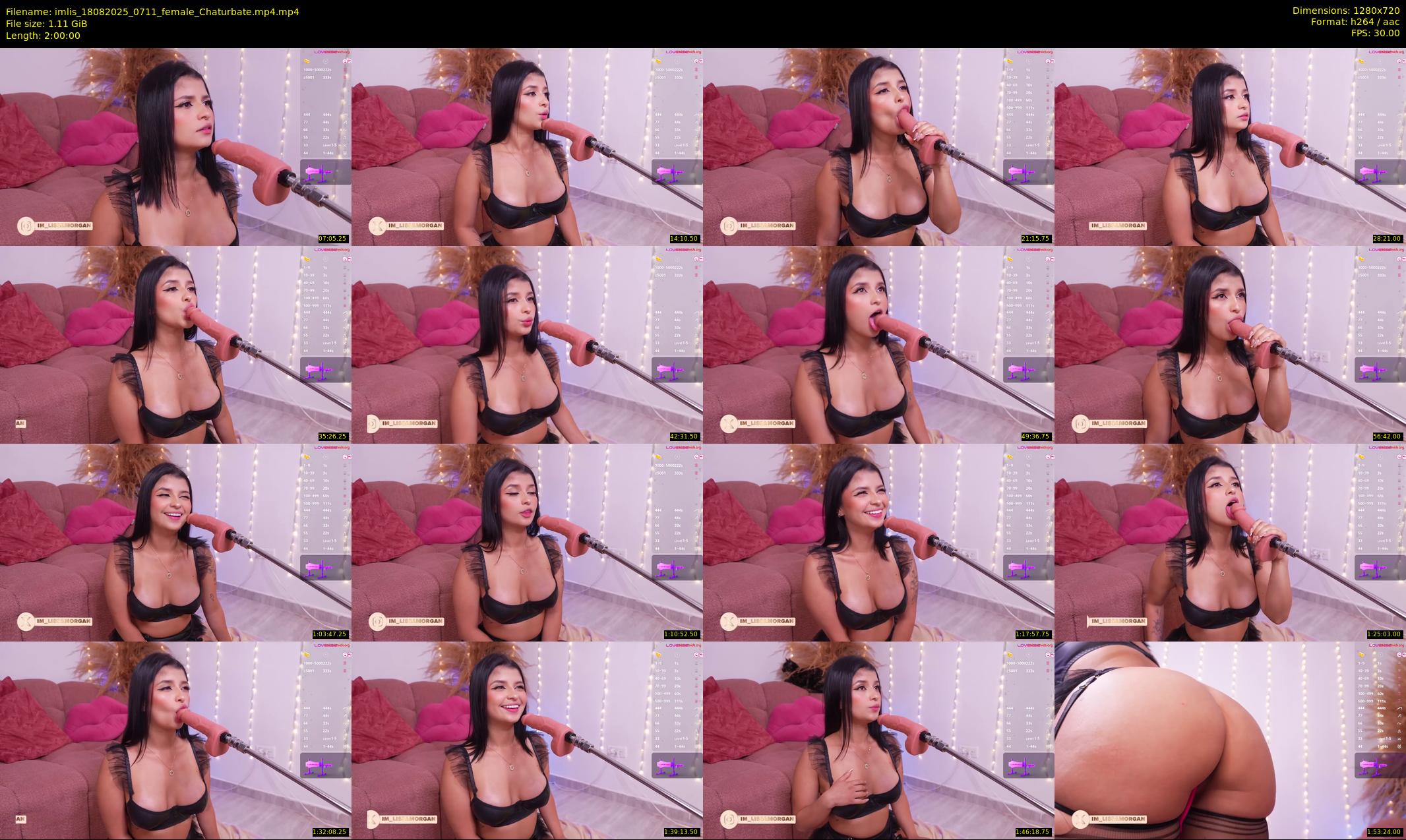 imlis — 120 minute Chaturbate female cam show recording, 720p, Aug 18, 2025