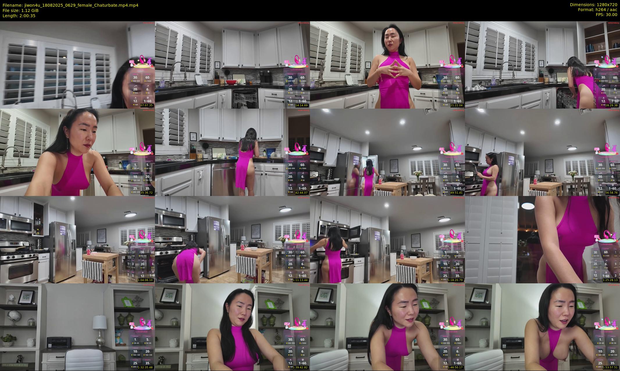 jiwon4u — 121 minute Chaturbate female cam show recording, 720p, Aug 18, 2025