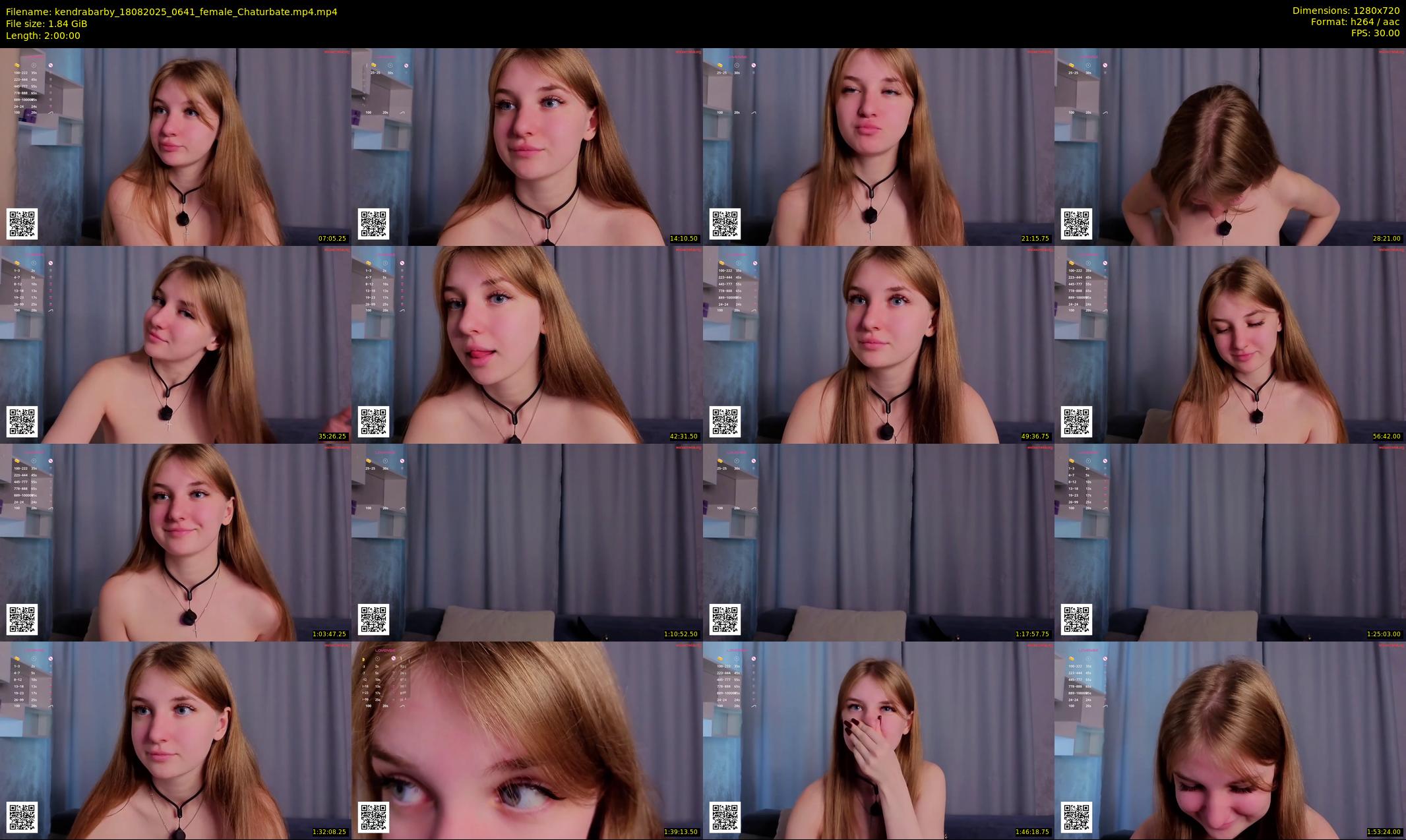 kendrabarby — 120 minute Chaturbate female cam show recording, 720p, Aug 18, 2025