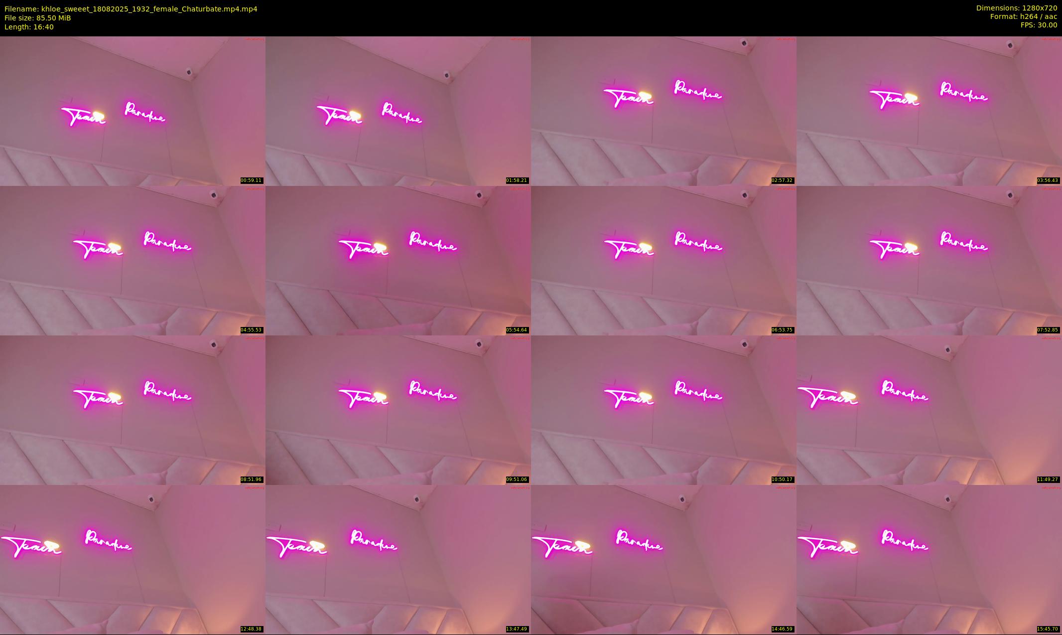 khloe_sweeet — 17 minute Chaturbate female cam show recording, 720p, Aug 18, 2025