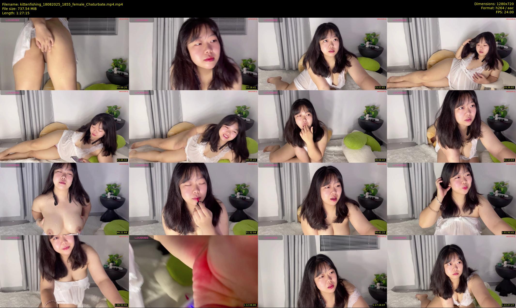 kittenfishing — 88 minute Chaturbate female cam show recording, 720p, Aug 18, 2025