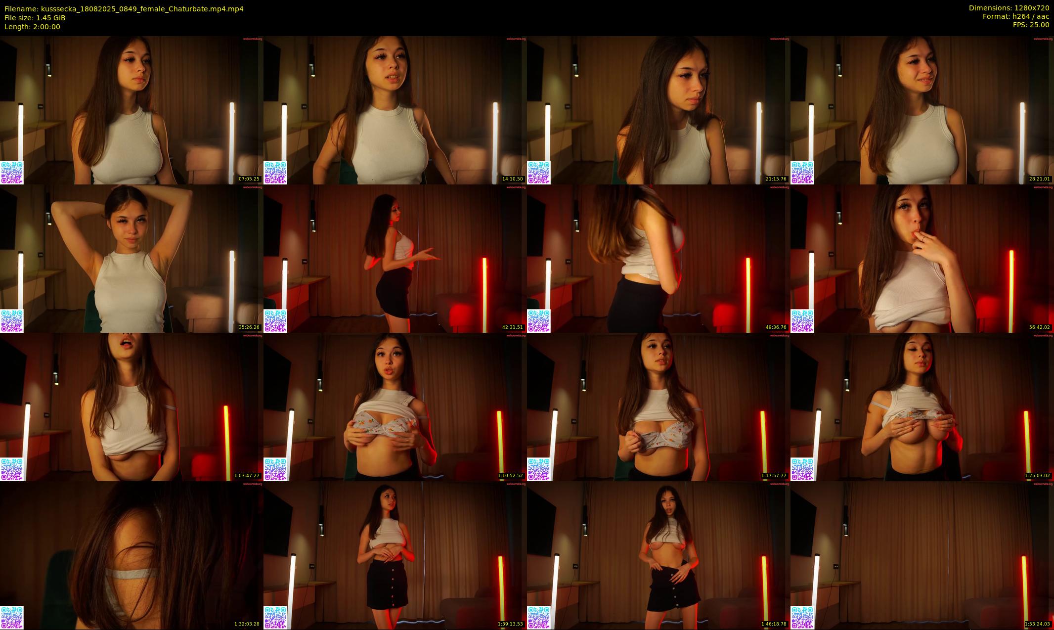kusssecka — 120 minute Chaturbate female cam show recording, 720p, Aug 18, 2025