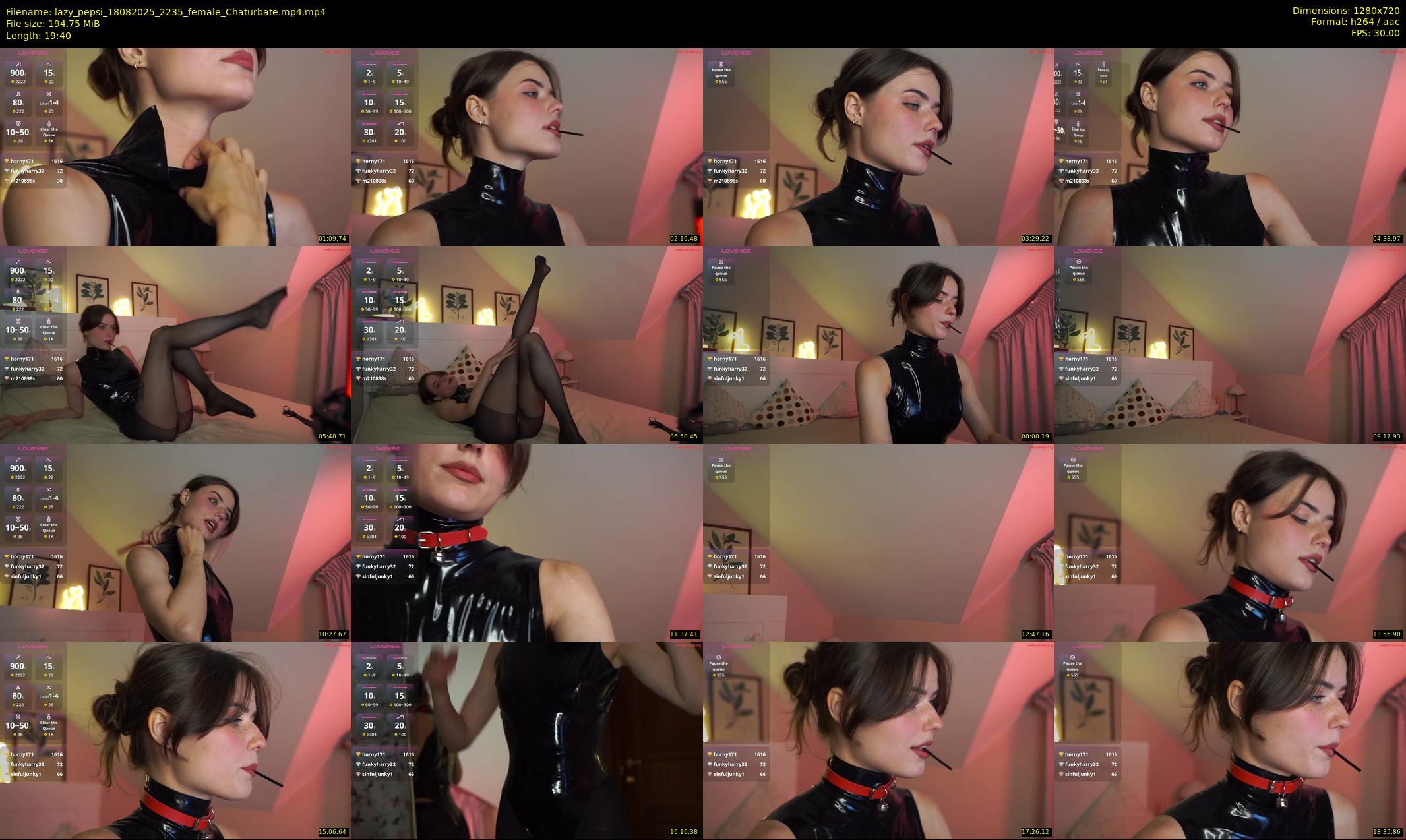 lazy_pepsi — 20 minute Chaturbate female cam show recording, 720p, Aug 18, 2025