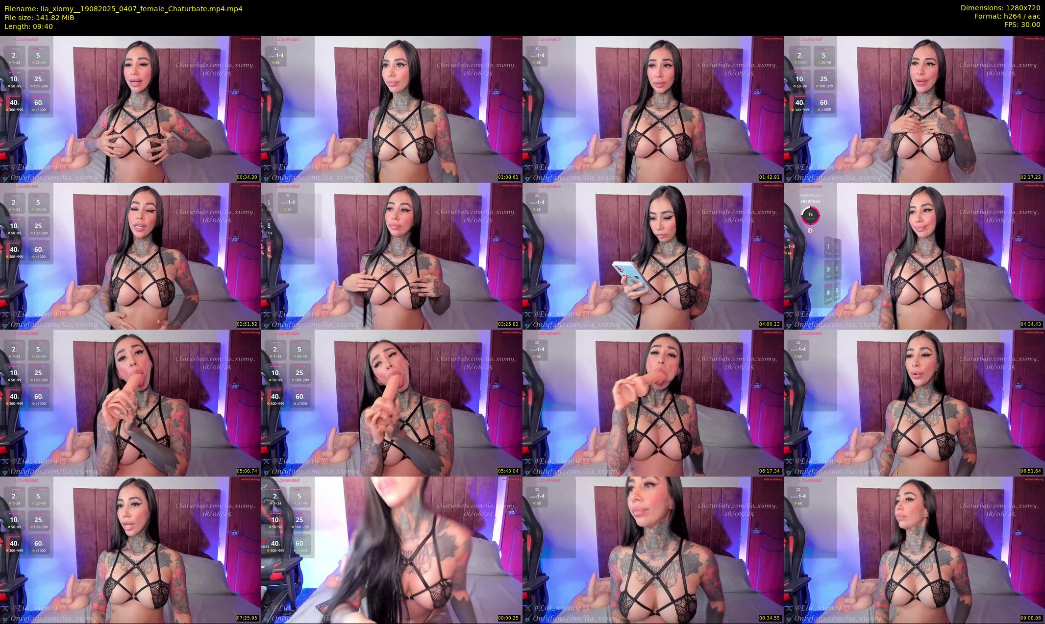 lia_xiomy_ — 10 minute Chaturbate female cam show recording, 720p, Aug 19, 2025