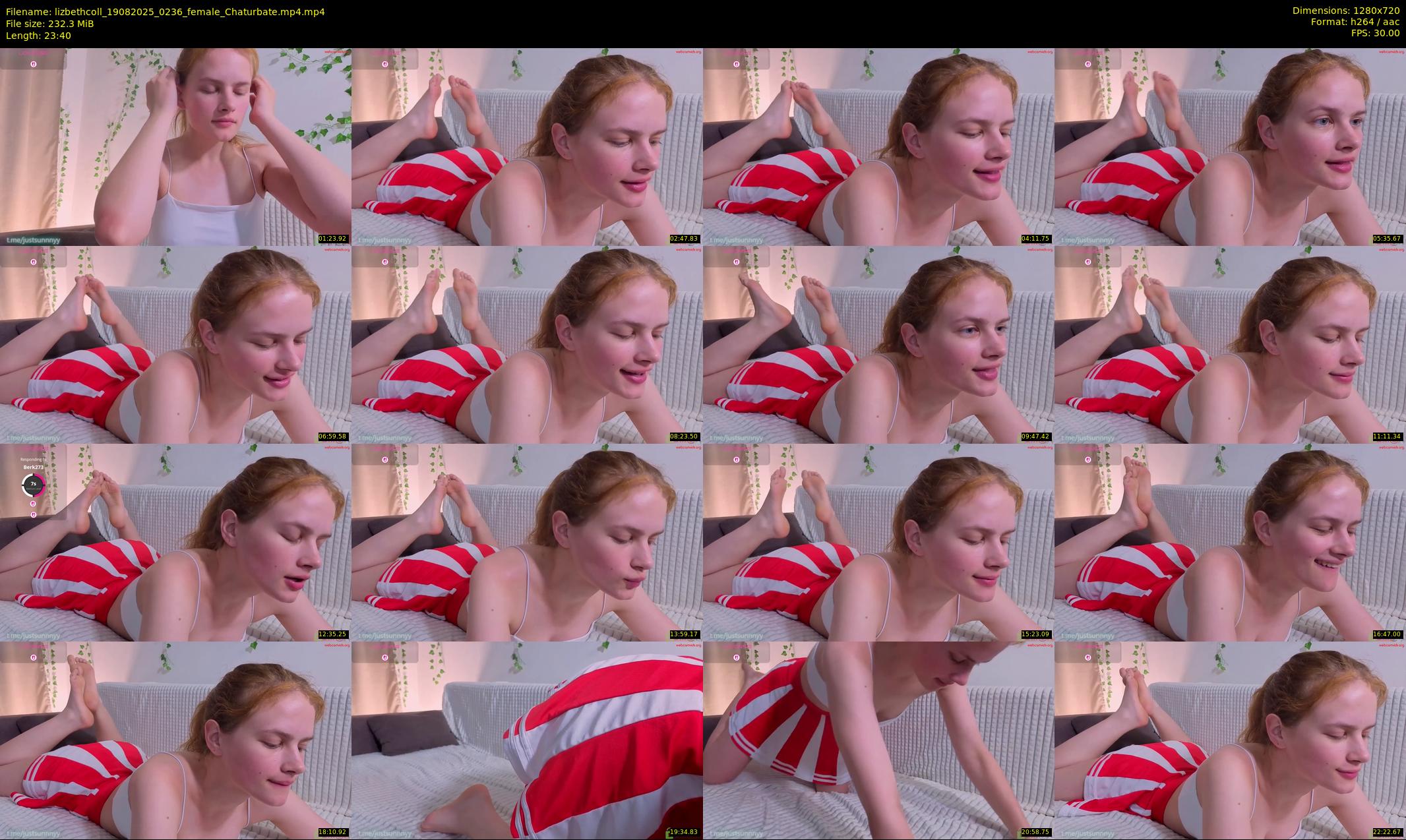 lizbethcoll — 24 minute Chaturbate female cam show recording, 720p, Aug 19, 2025