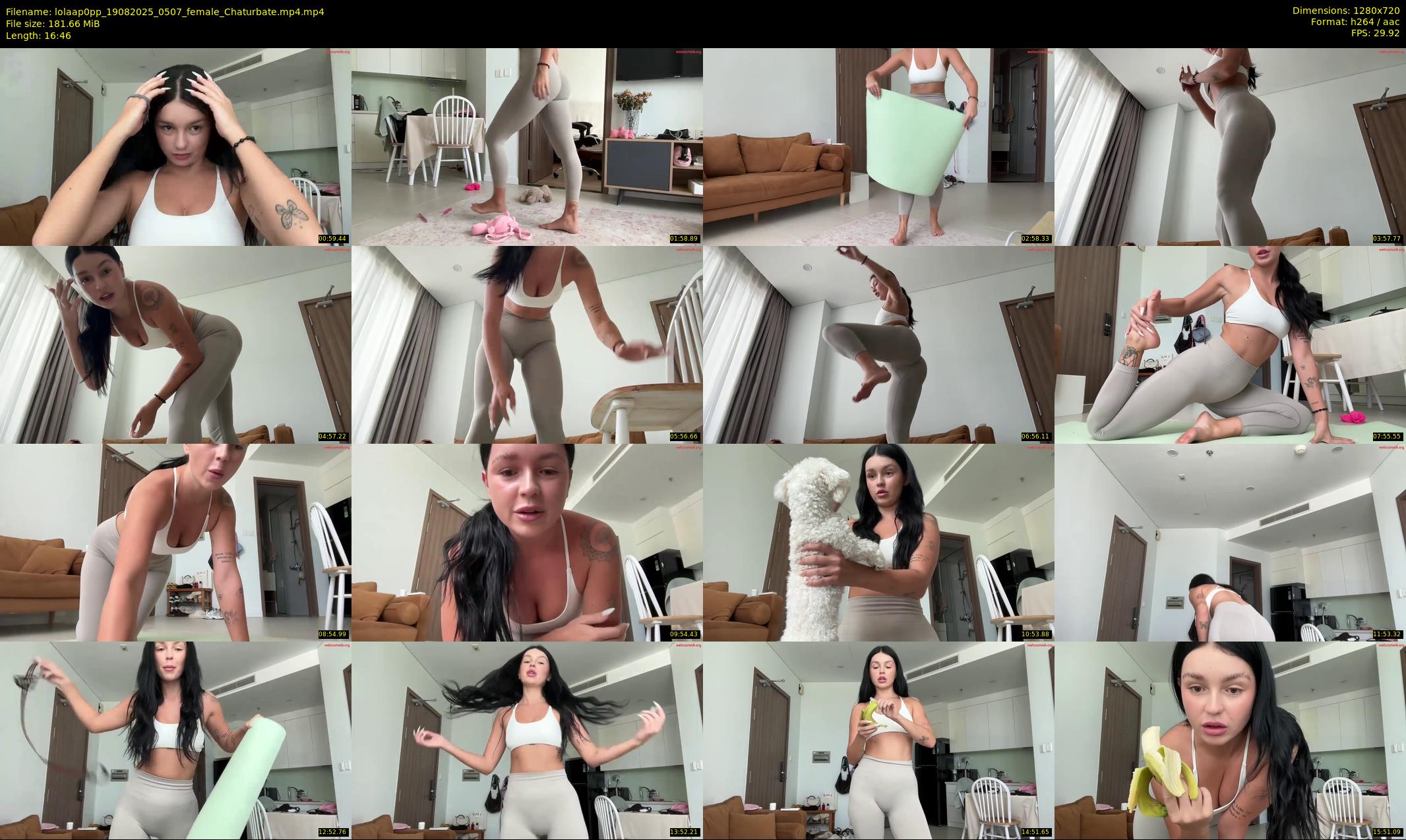 lolaap0pp — 17 minute Chaturbate female cam show recording, 720p, Aug 19, 2025