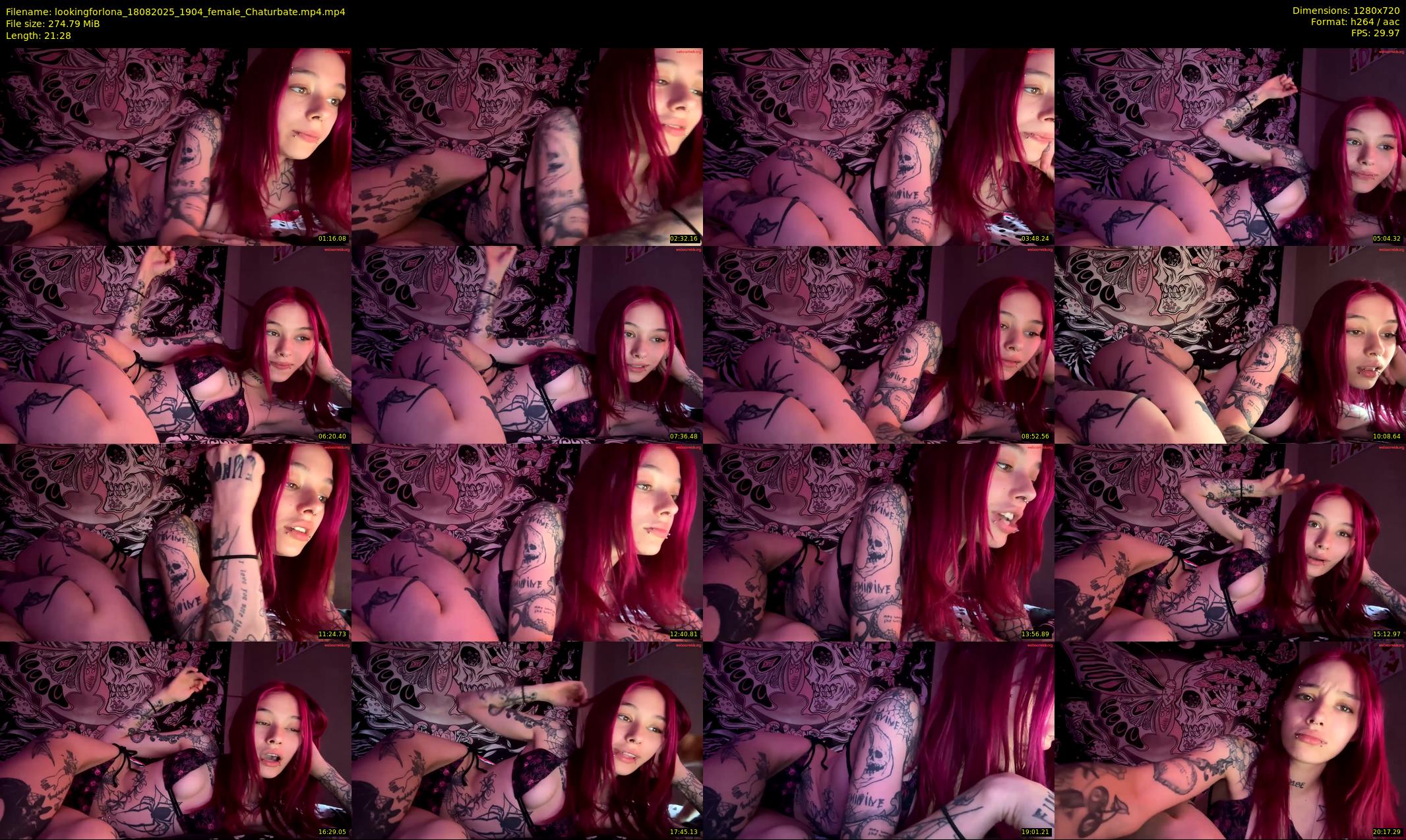 lookingforlona — 22 minute Chaturbate female cam show recording, 720p, Aug 18, 2025