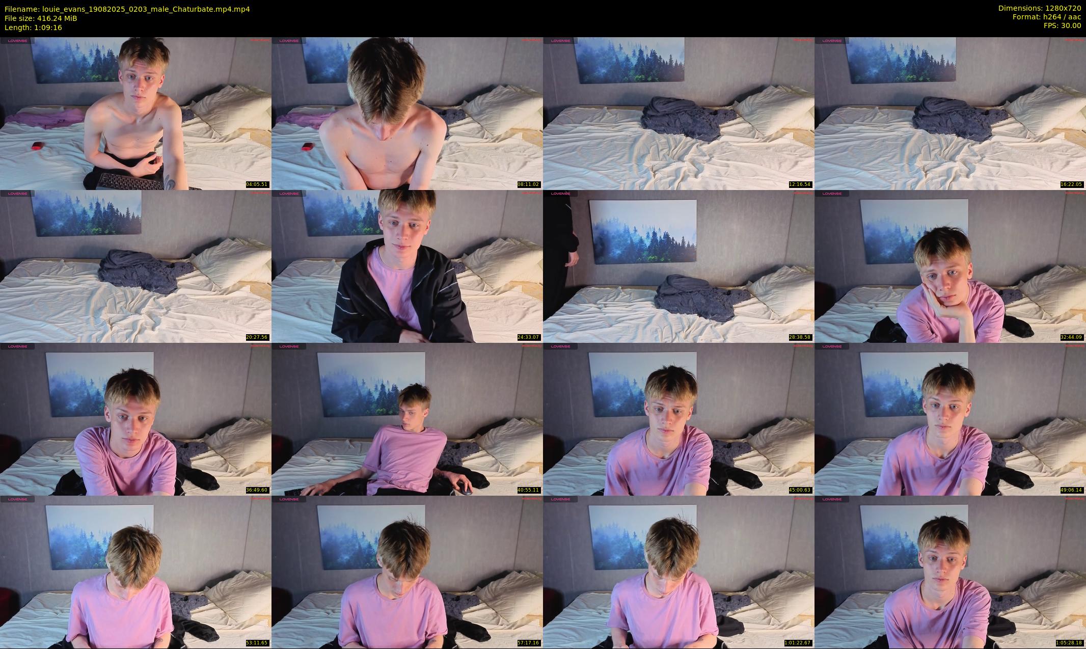louie_evans — 70 minute Chaturbate male cam show recording, 720p, Aug 19, 2025