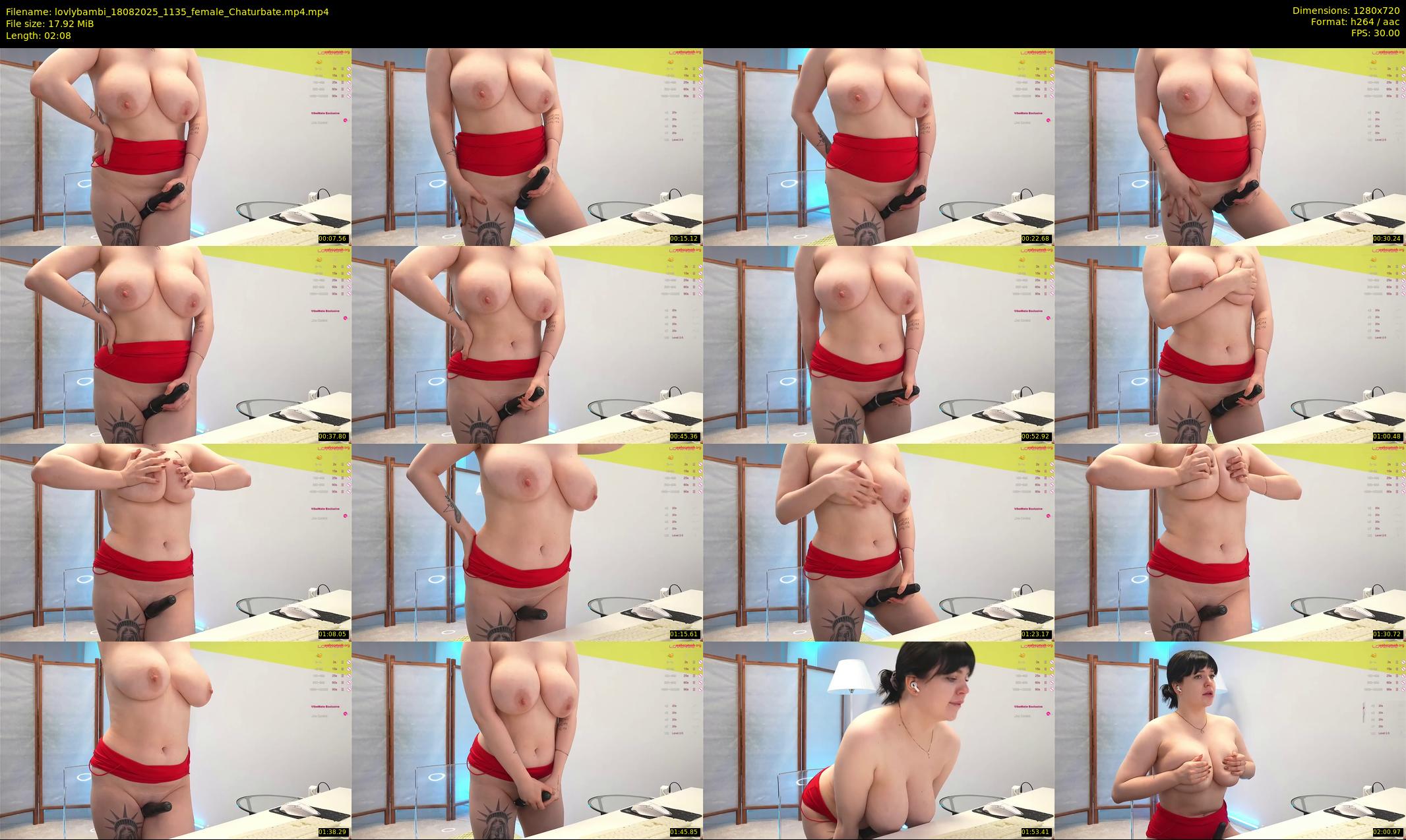 lovlybambi — 3 minute Chaturbate female cam show recording, 720p, Aug 18, 2025