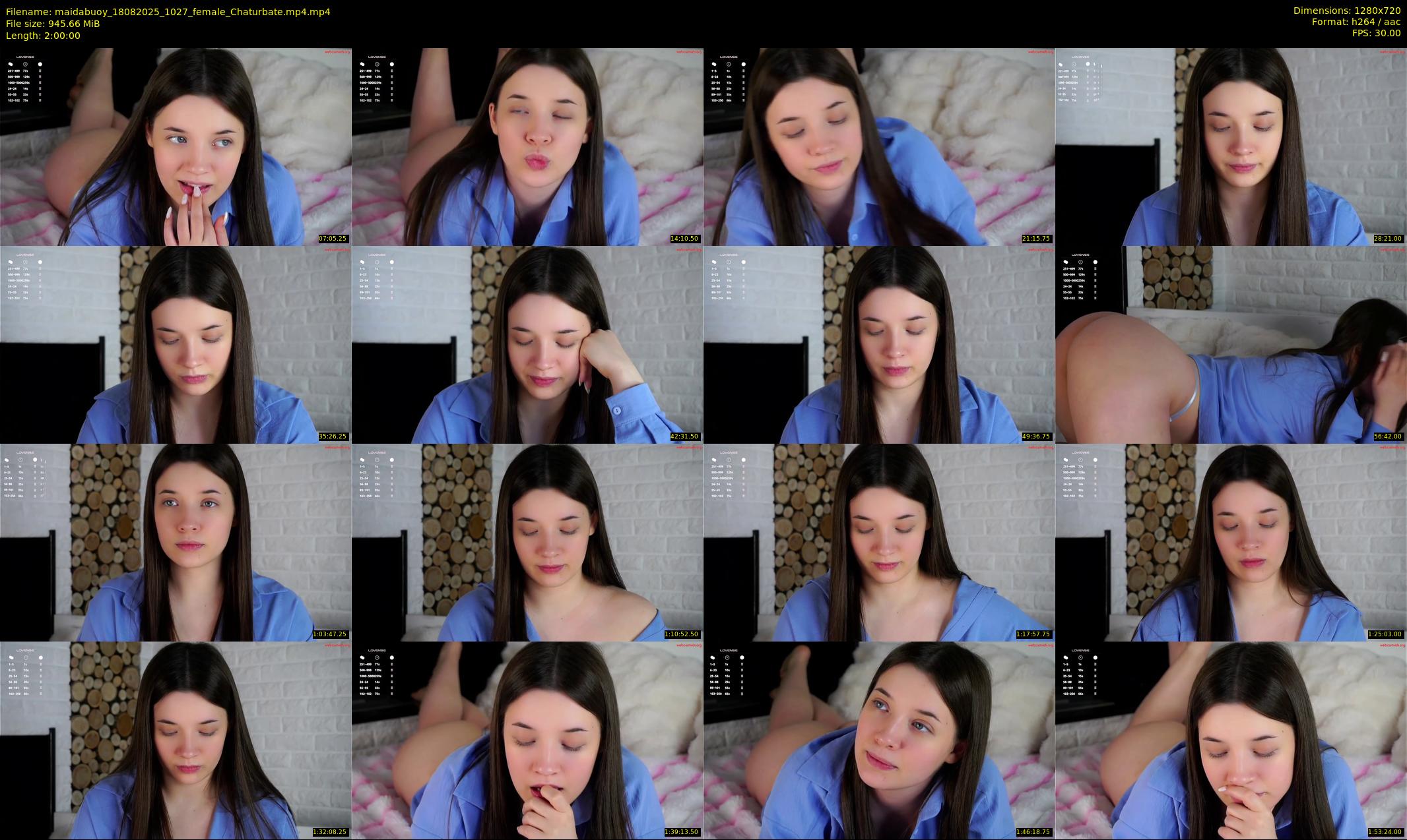 maidabuoy — 120 minute Chaturbate female cam show recording, 720p, Aug 18, 2025