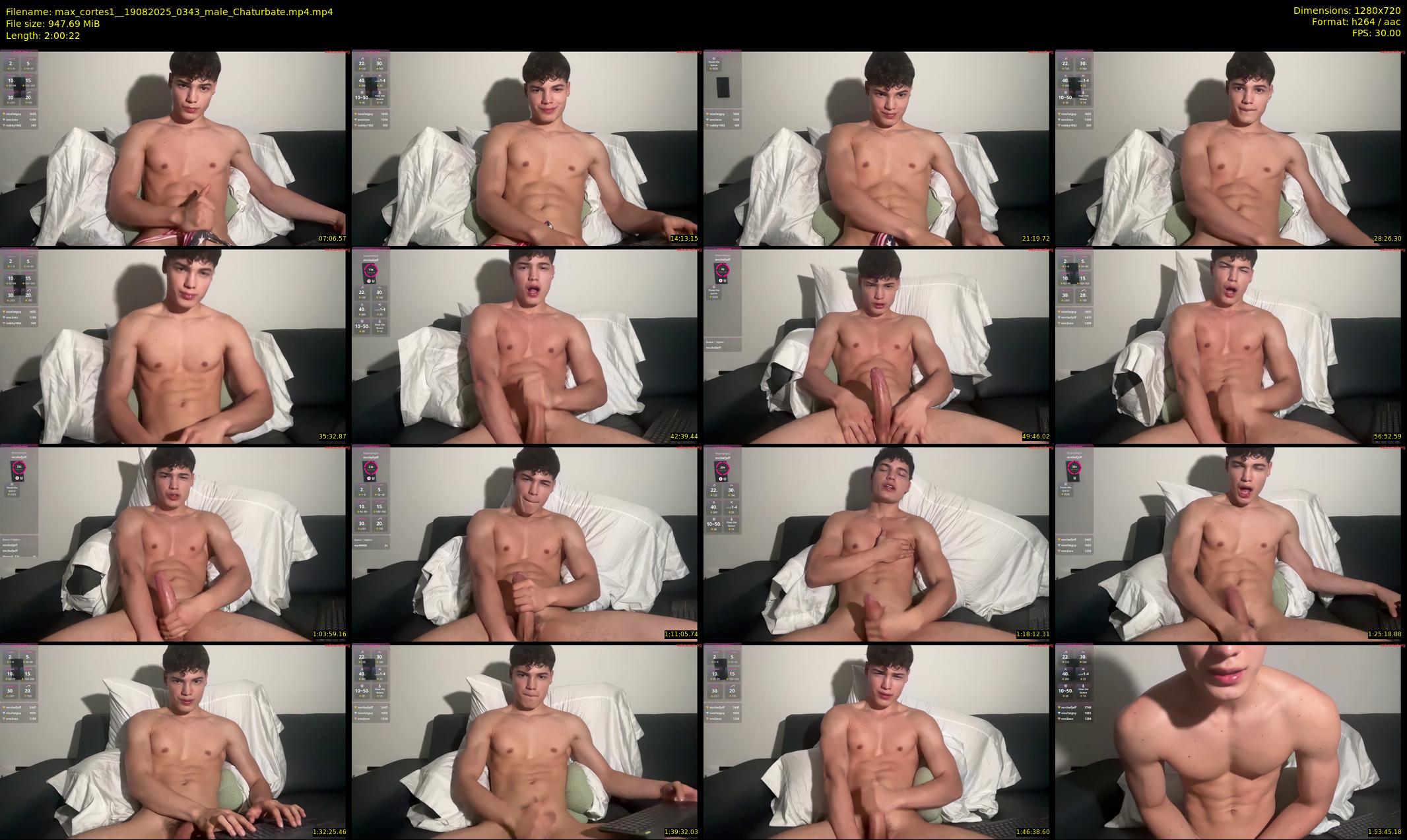 max_cortes1_ — 121 minute Chaturbate male cam show recording, 720p, Aug 19, 2025