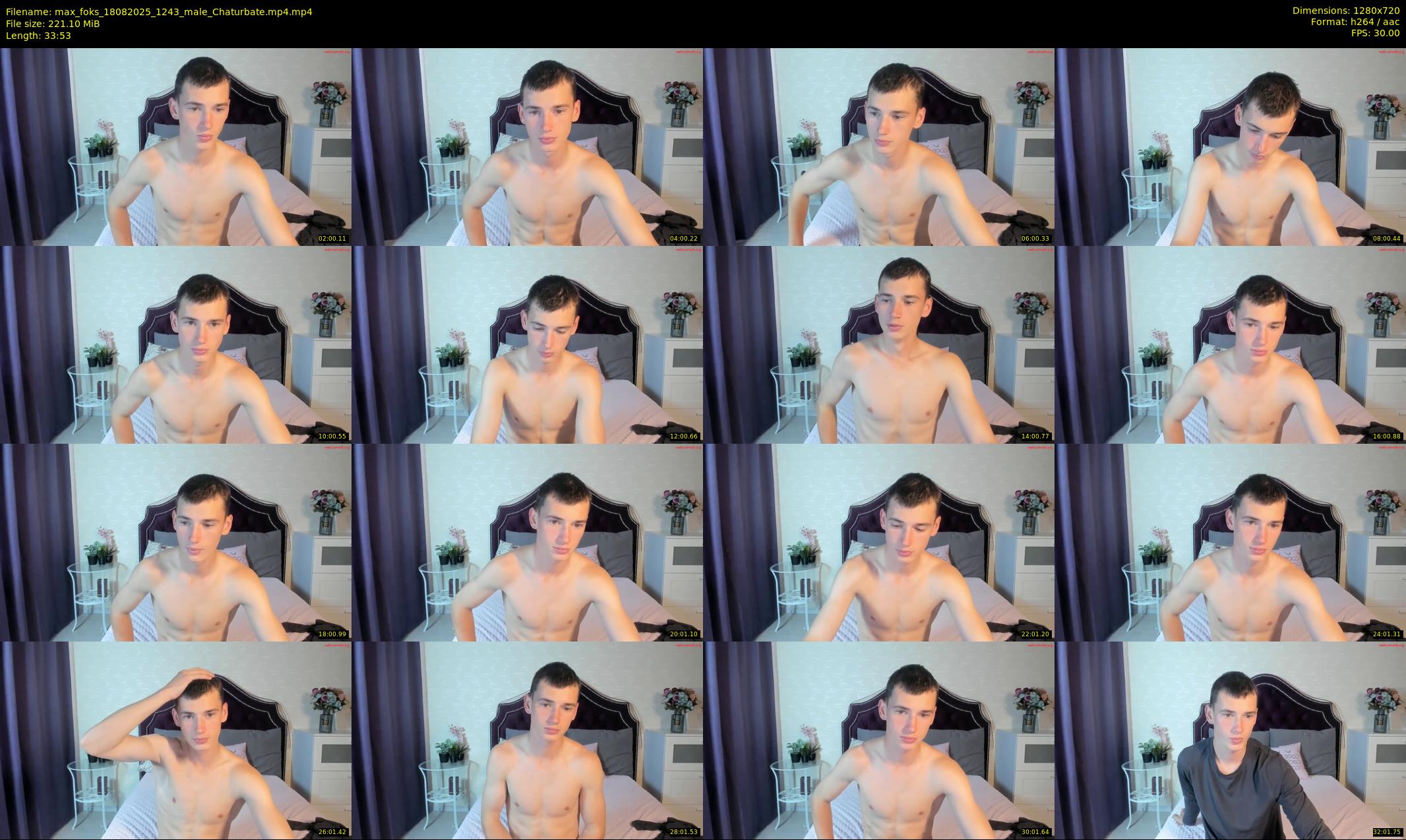 max_foks — 34 minute Chaturbate male cam show recording, 720p, Aug 18, 2025