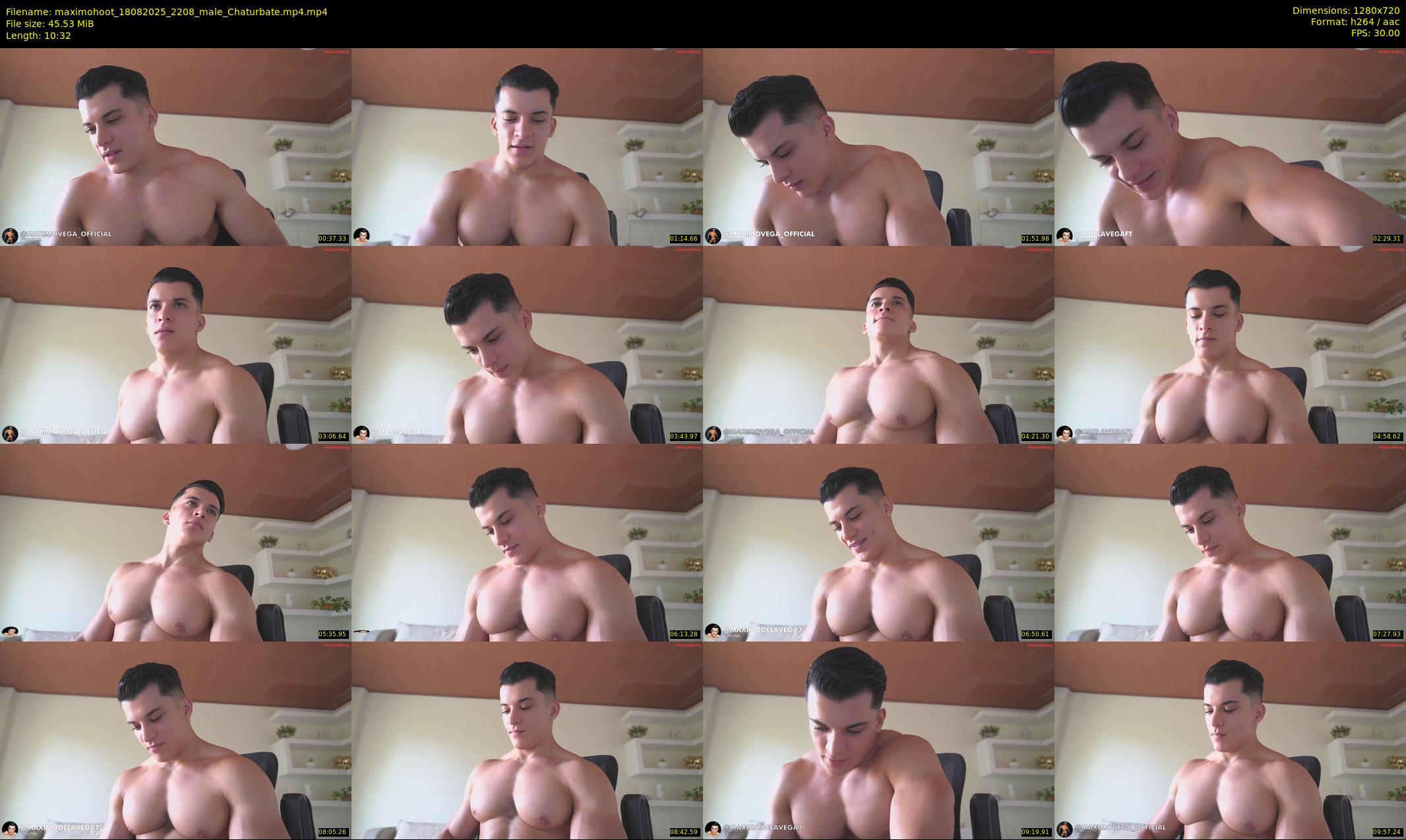 maximohoot — 11 minute Chaturbate male cam show recording, 720p, Aug 18, 2025