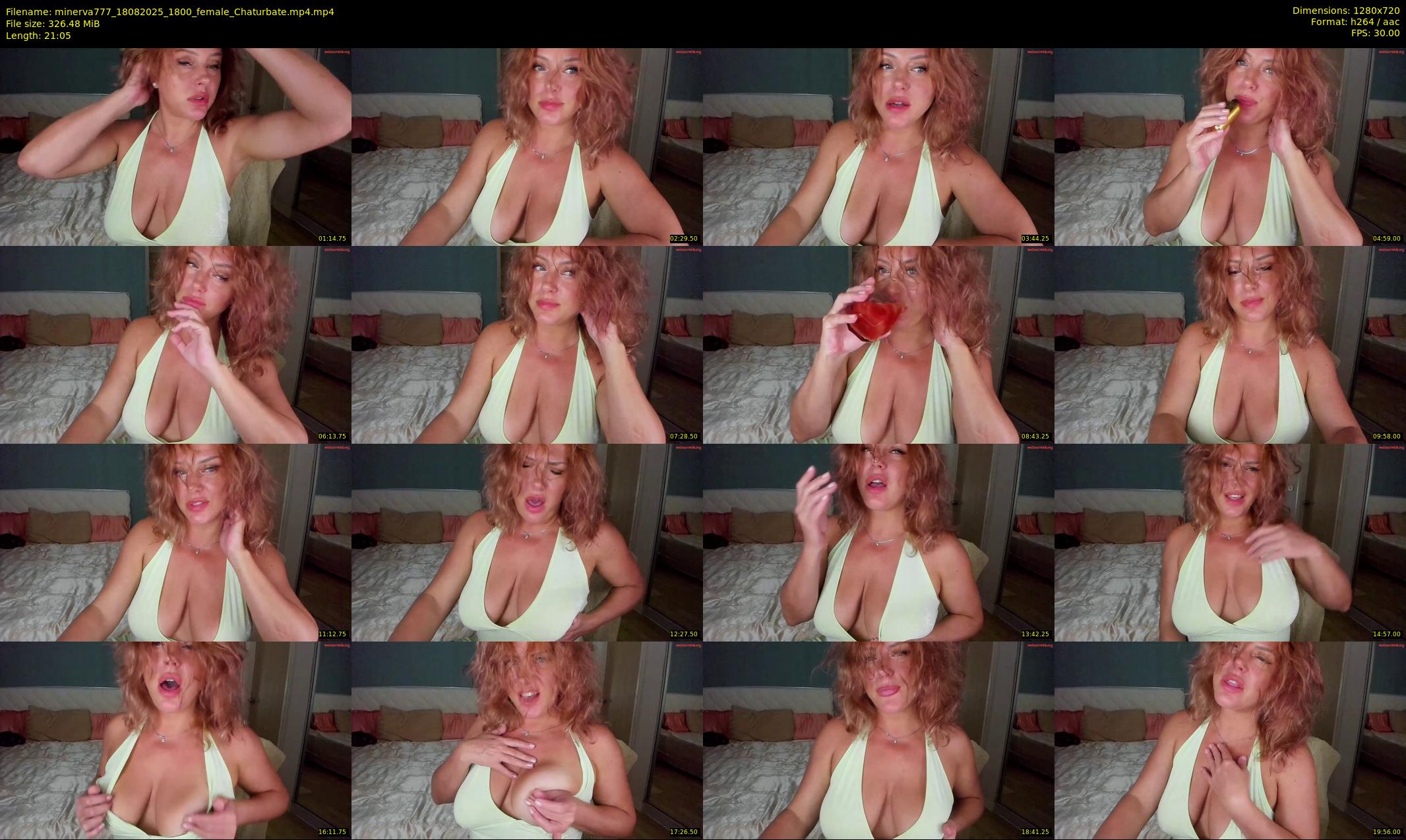 minerva777 — 22 minute Chaturbate female cam show recording, 720p, Aug 18, 2025