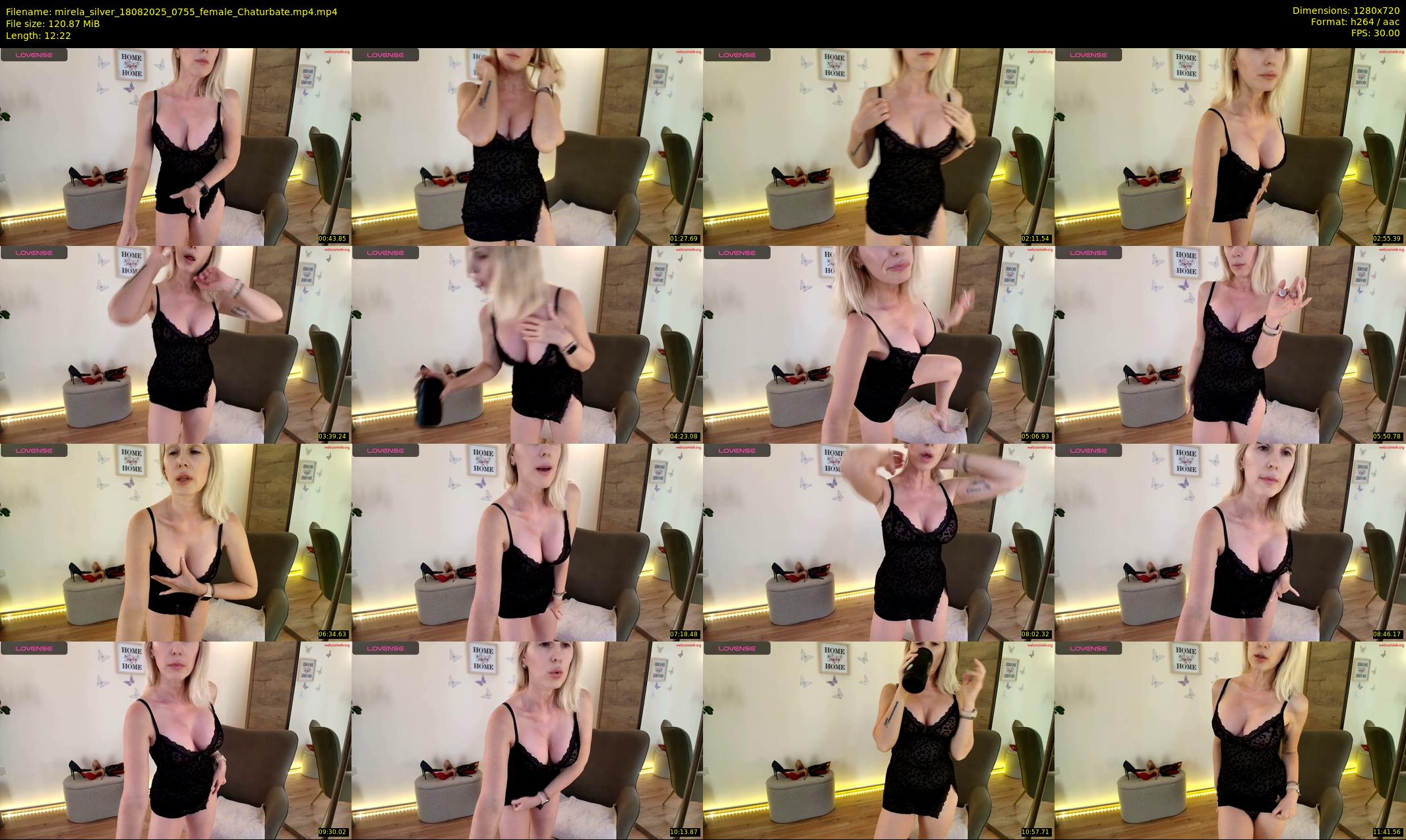 mirela_silver — 13 minute Chaturbate female cam show recording, 720p, Aug 18, 2025