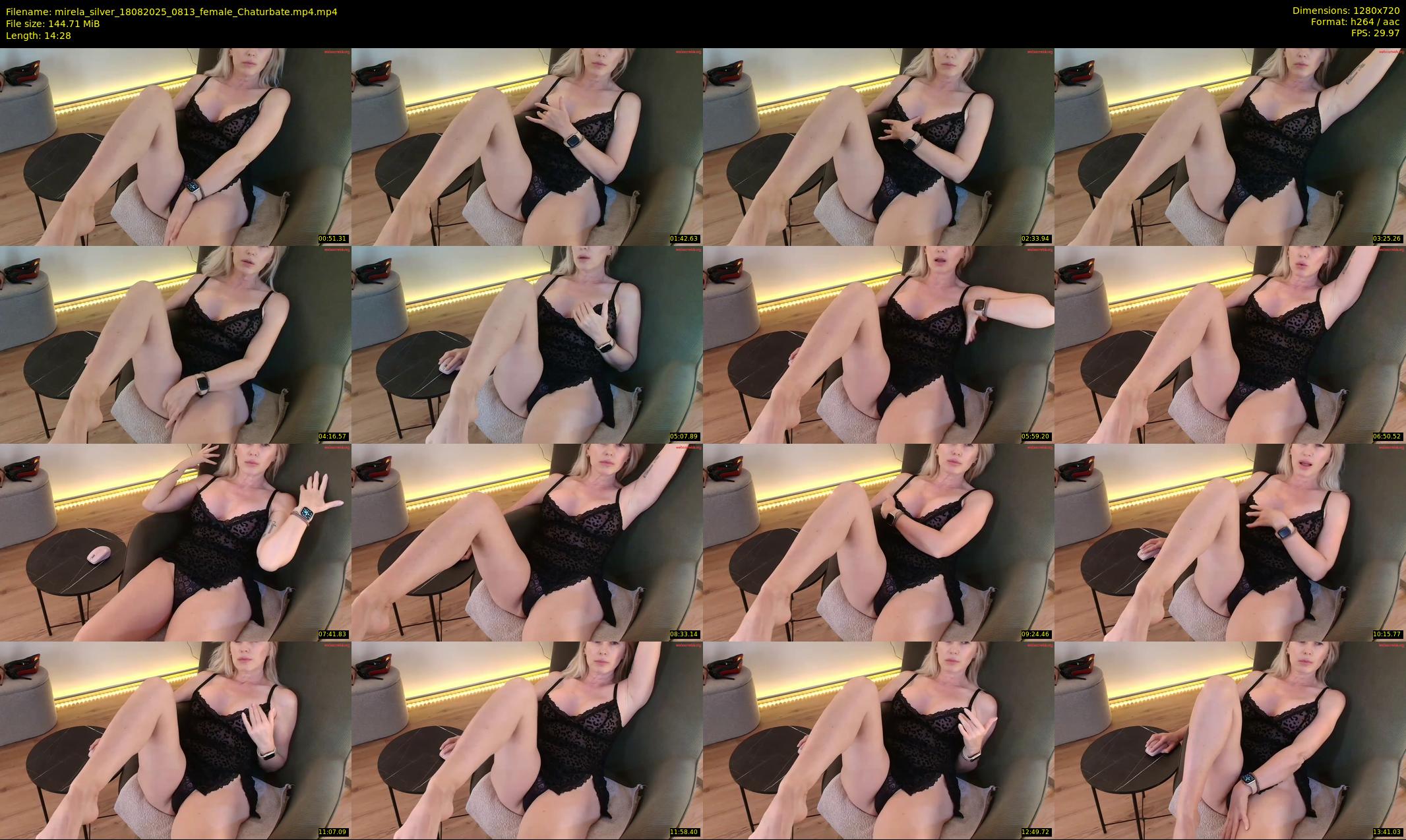 mirela_silver — 15 minute Chaturbate female cam show recording, 720p, Aug 18, 2025