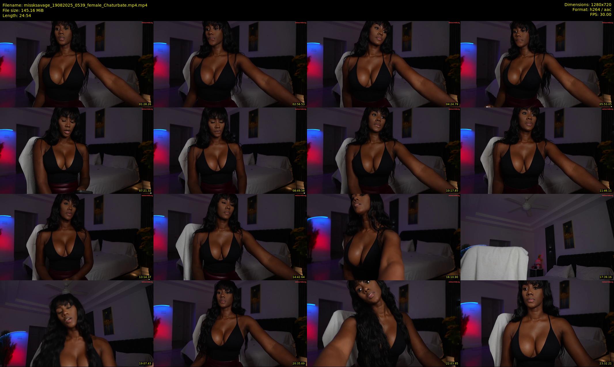 missksavage — 25 minute Chaturbate female cam show recording, 720p, Aug 19, 2025