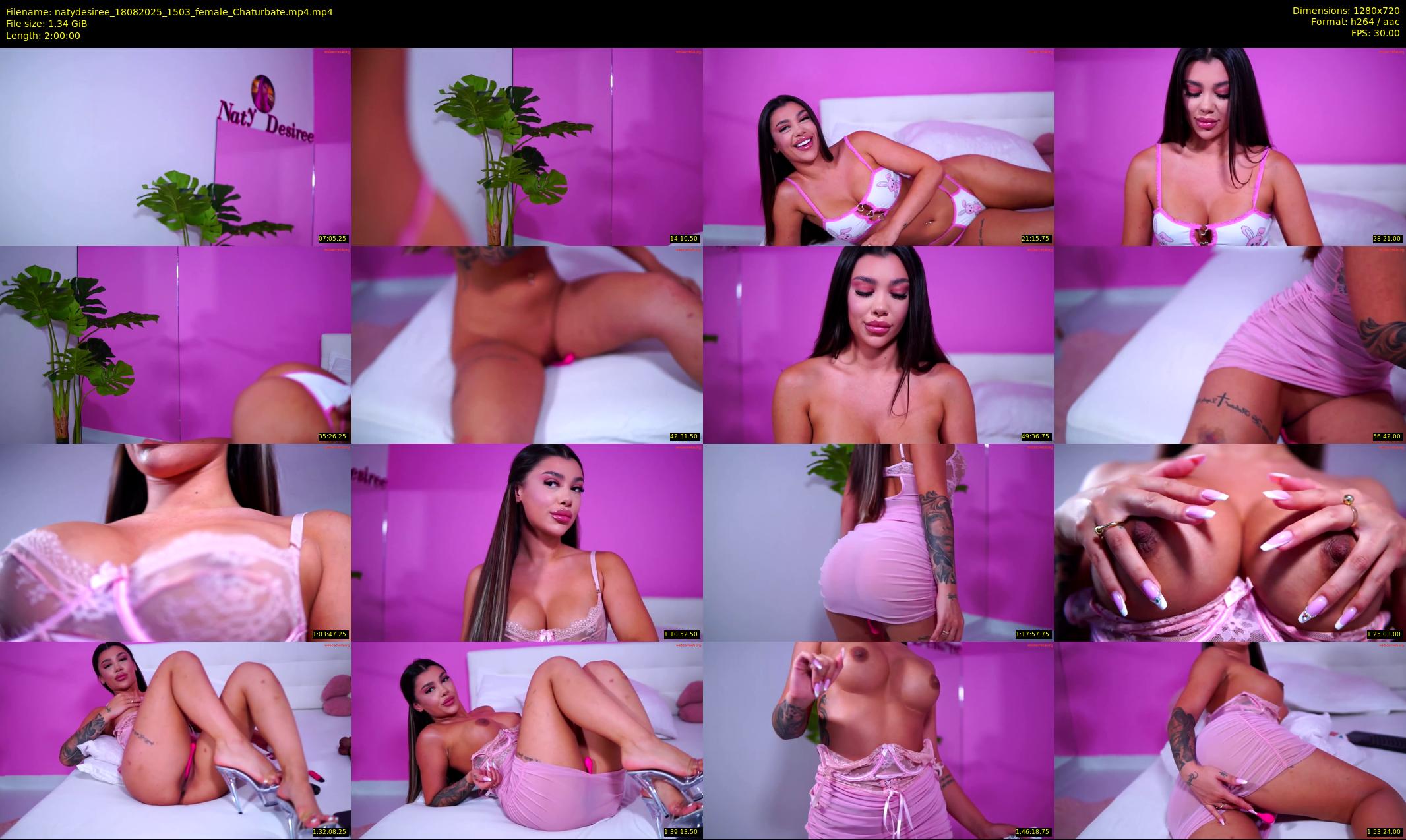 natydesiree — 120 minute Chaturbate female cam show recording, 720p, Aug 18, 2025